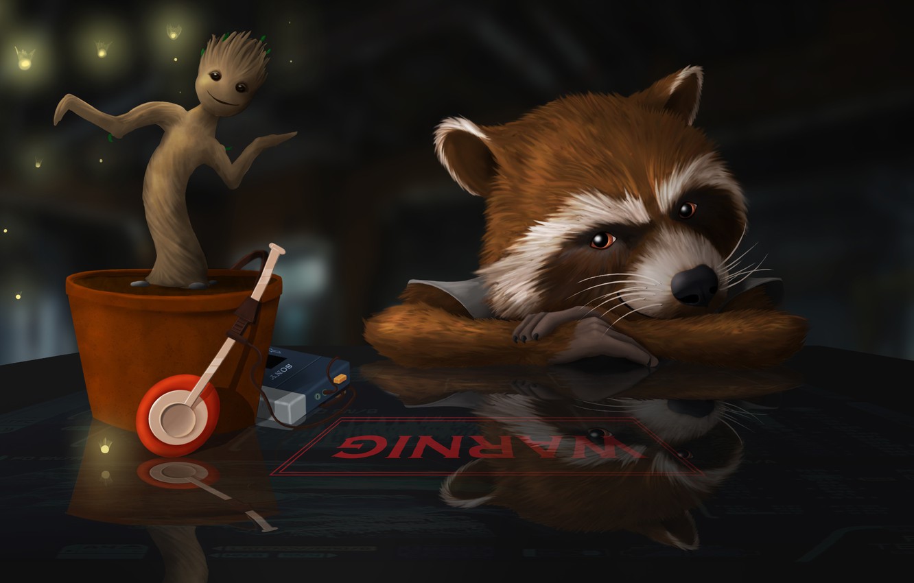 Rocket Raccoon Guardians Of The Galaxy Gaming Wallpapers