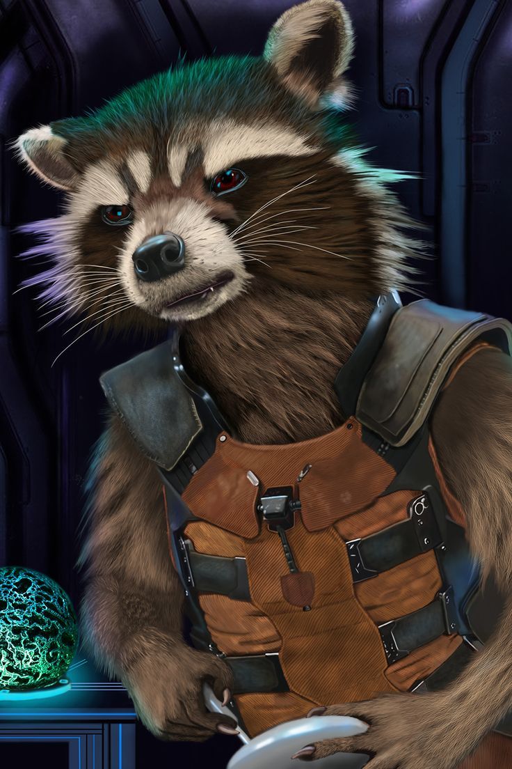 Rocket Raccoon Guardians Of The Galaxy Gaming Wallpapers