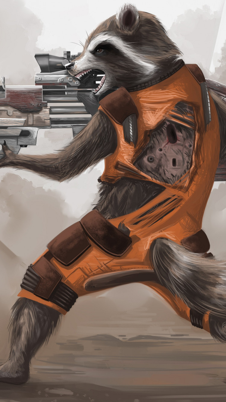 Rocket Raccoon Guardians Of The Galaxy Gaming Wallpapers