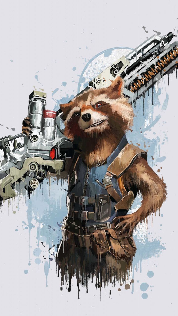 Rocket Raccoon Guardians Of The Galaxy Gaming Wallpapers