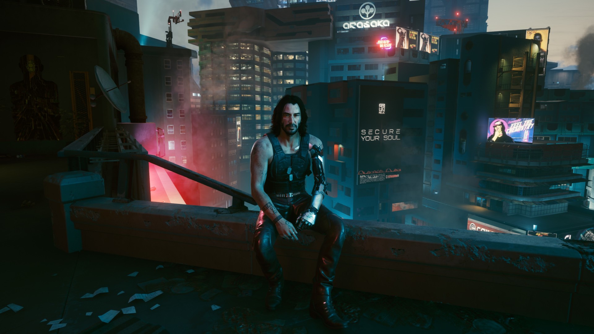 Rogue and Johnny Silverhand Cyberpunk 2077 Wallpapers