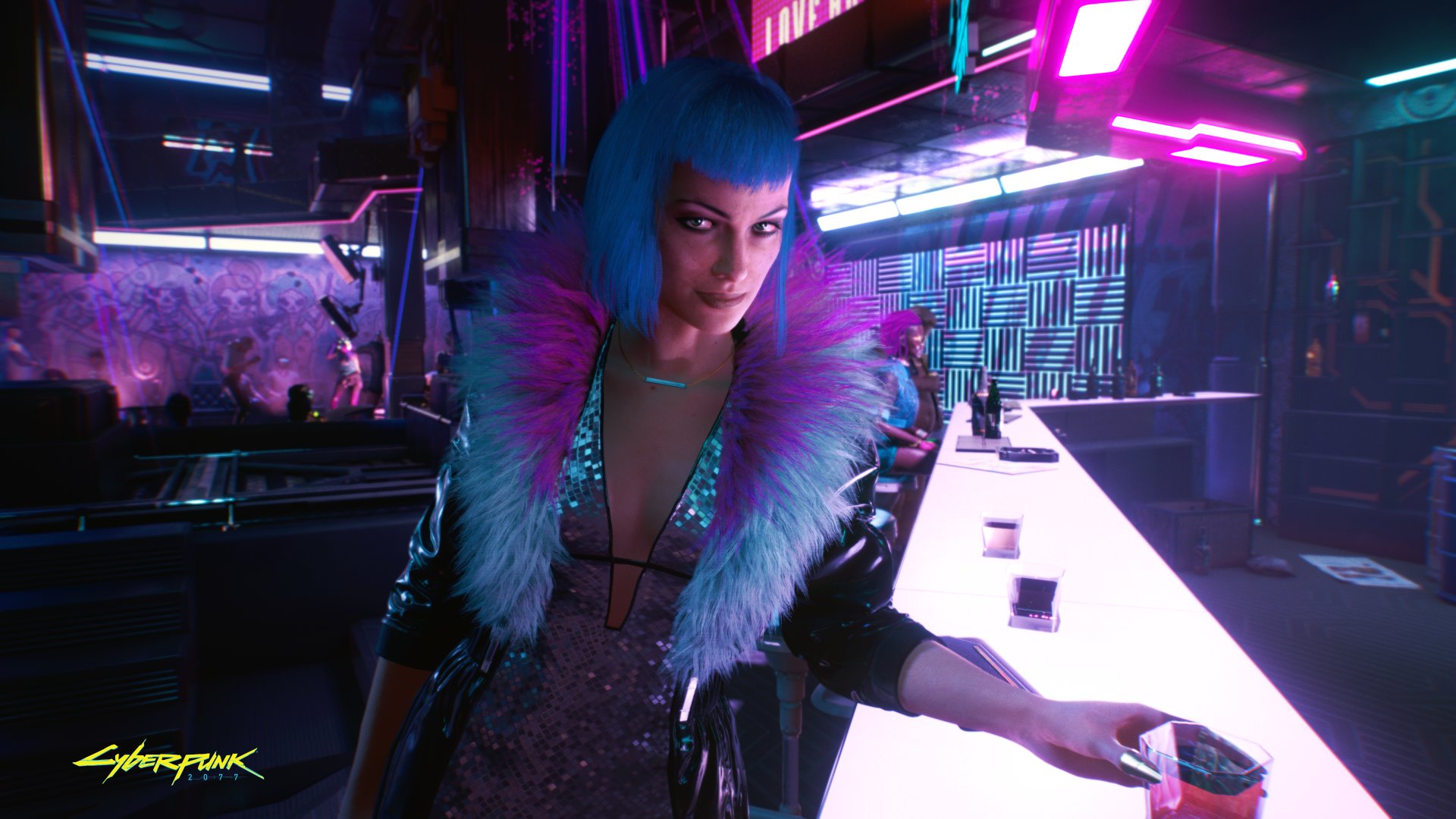 Rogue and Johnny Silverhand Cyberpunk 2077 Wallpapers