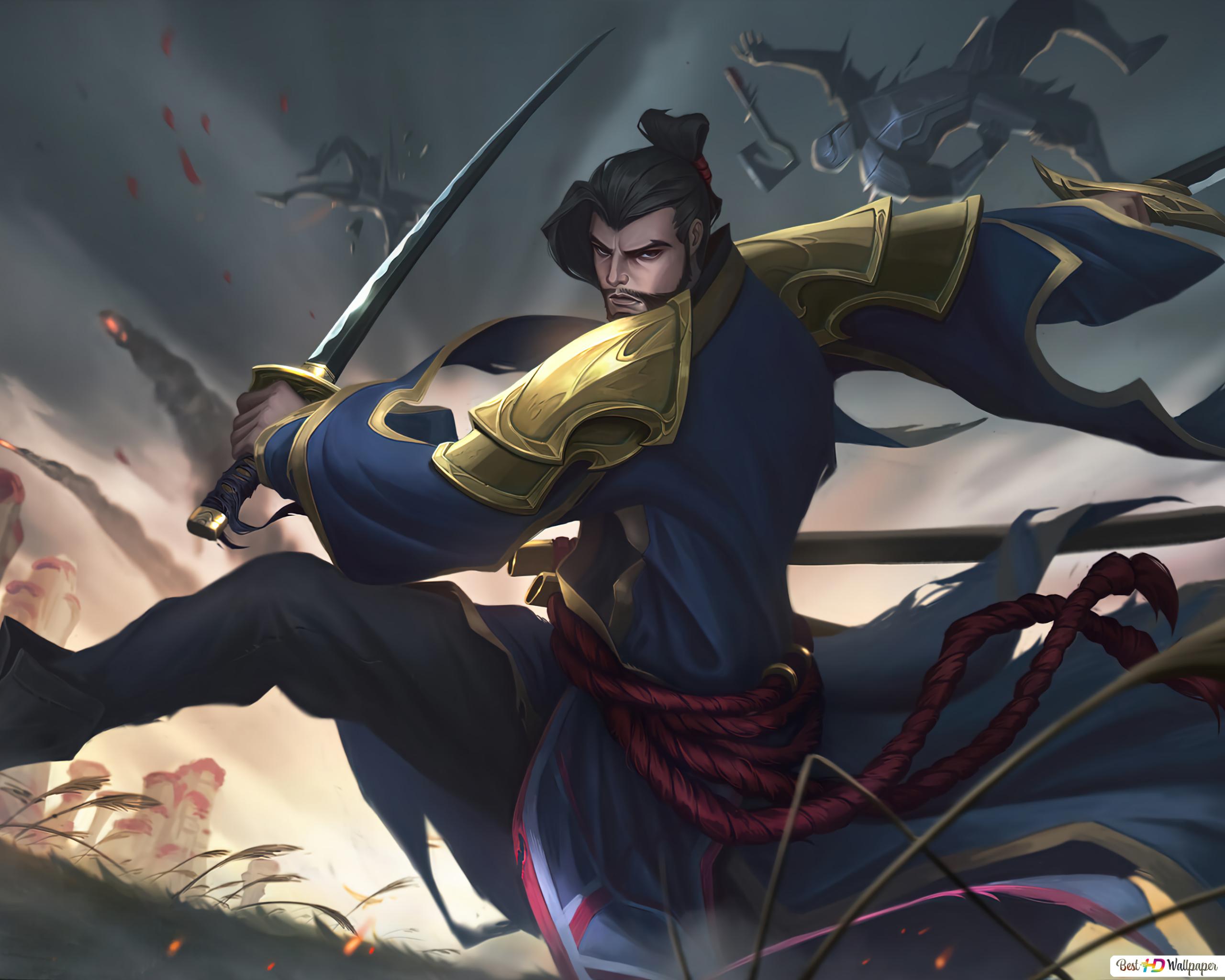 Samurai Yone League Of Legends 8K Wallpapers