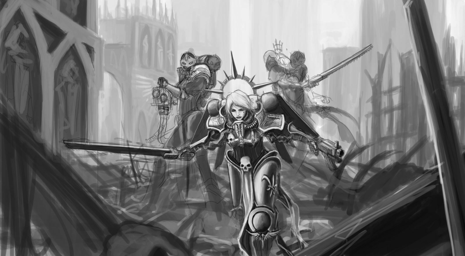 Sisters of battle Warhammer 40k Wallpapers