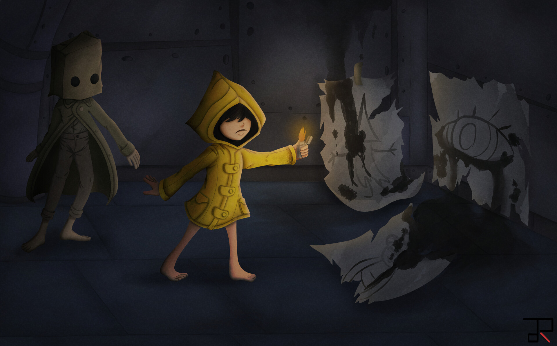 Six &amp; Mono Little Nightmares Wallpapers