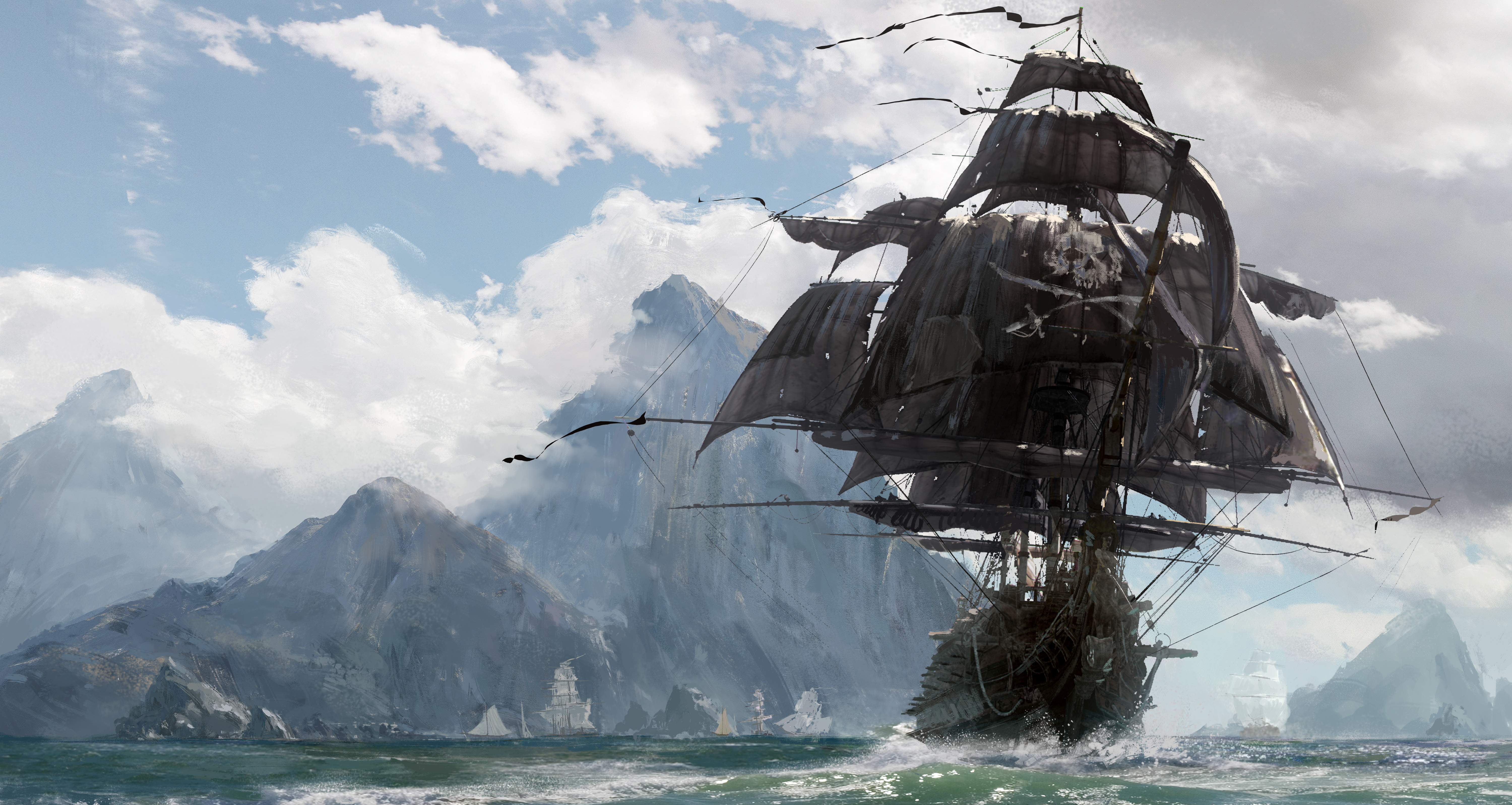 Skull and Bones Wallpapers