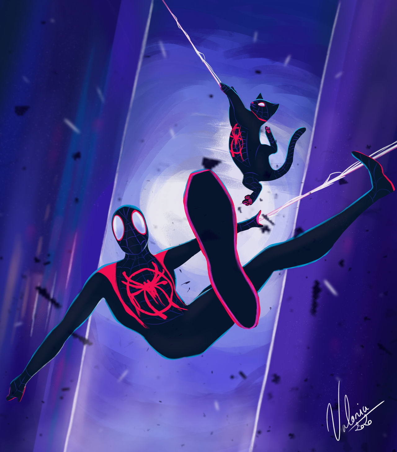 Spider Cat Spider-Man Miles Morales Wallpapers