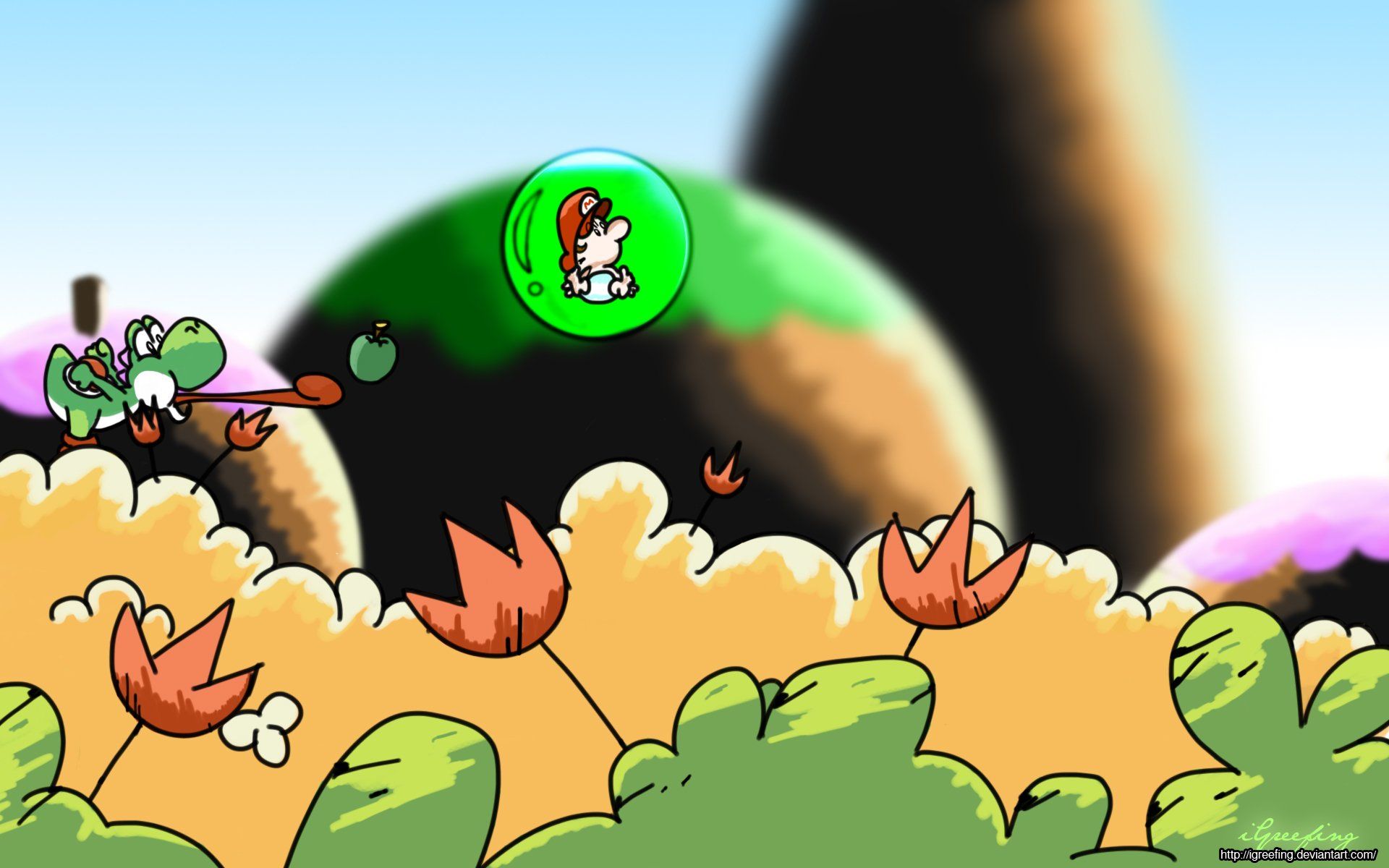 Super Mario World 2: Yoshi's Island Wallpapers