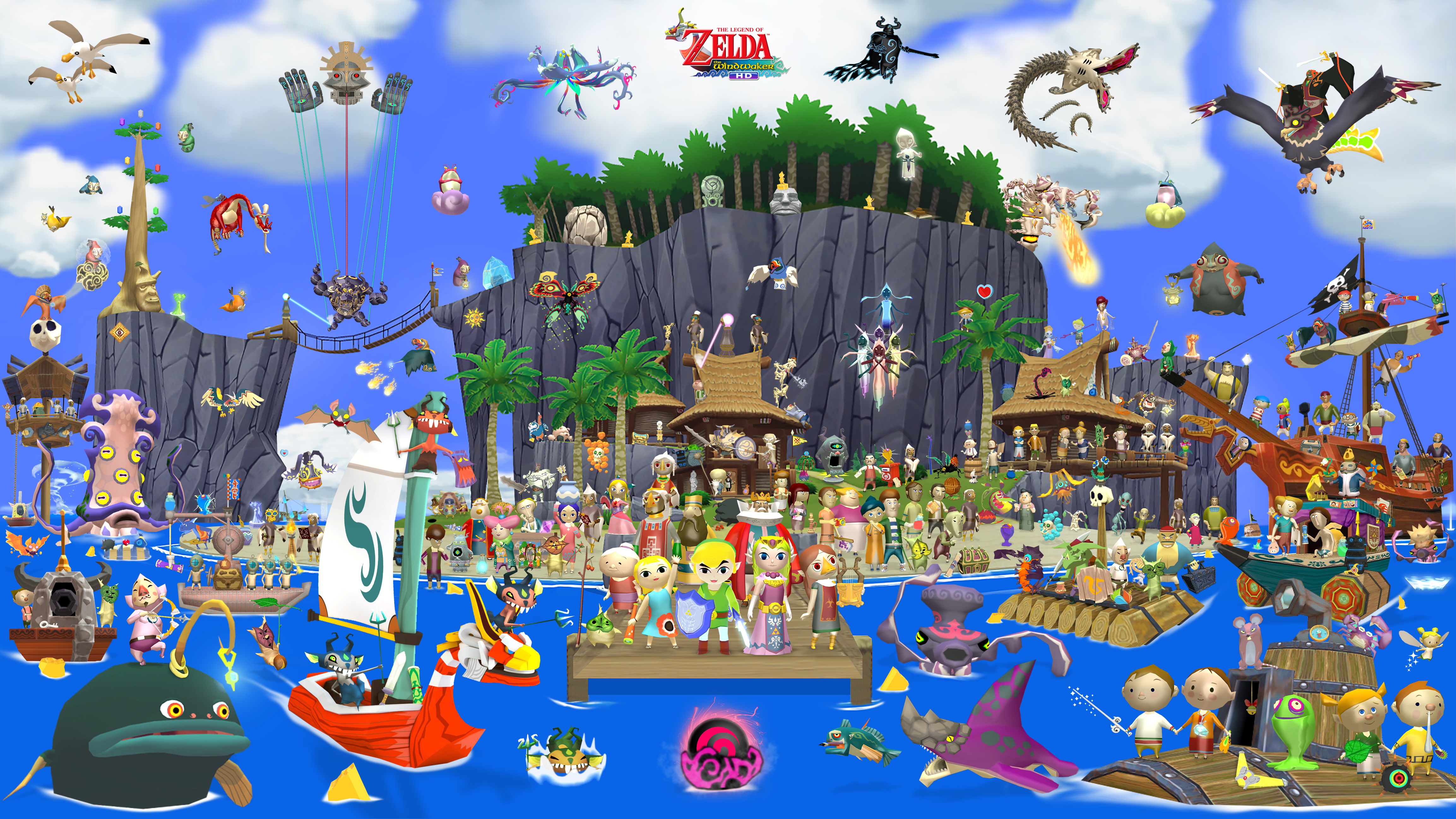 The legend of zelda the wind waker characters