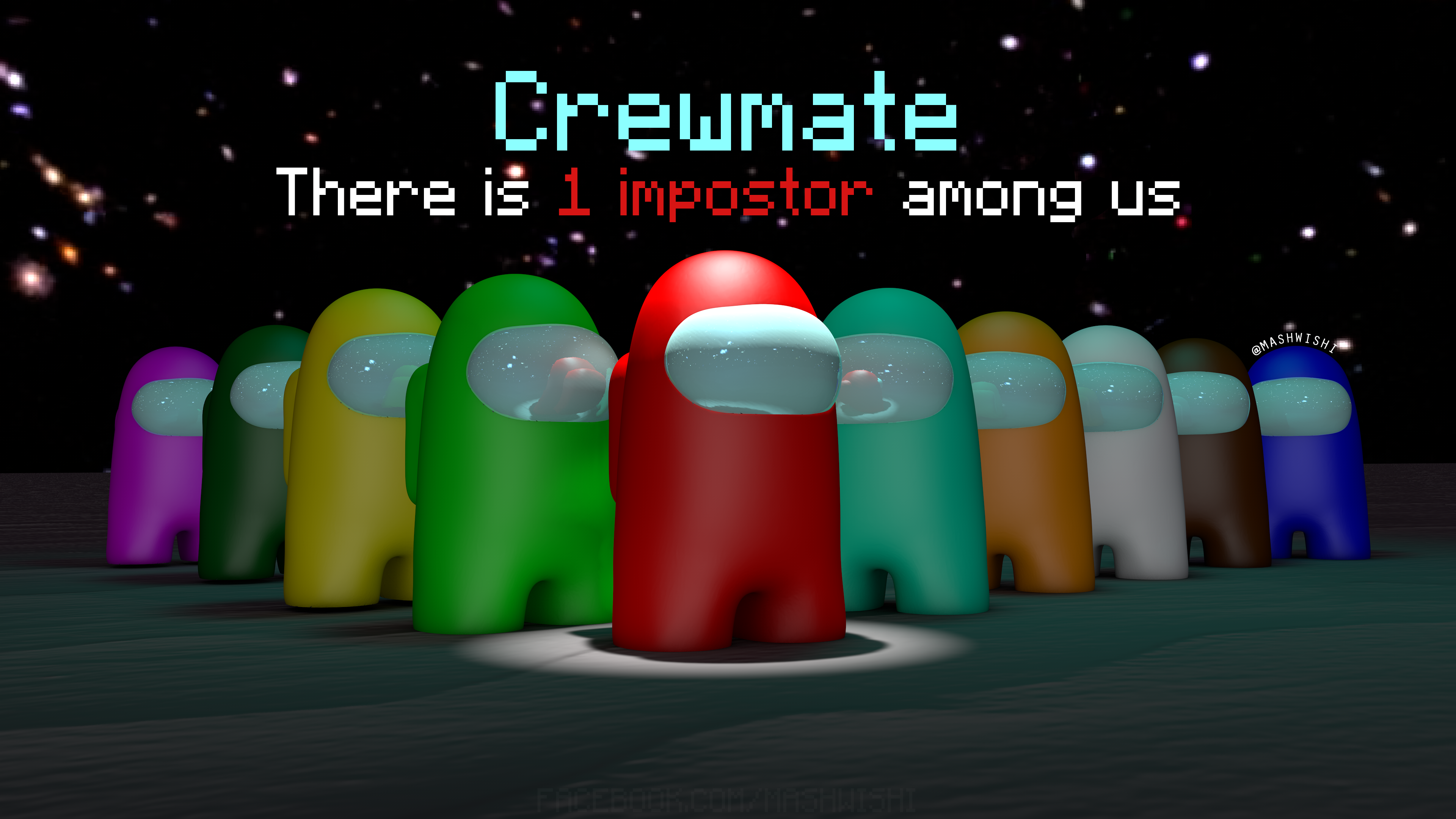 There is 1 Imposter Crewmate Among Us Wallpapers