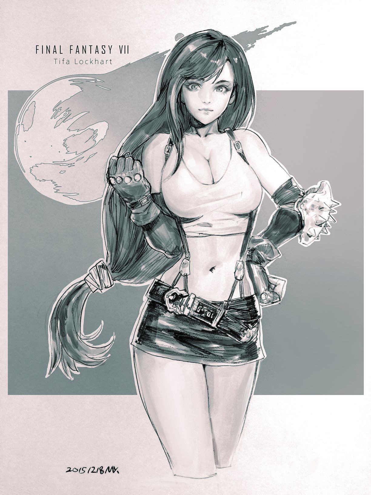 Tifa Final Fantasy VII Remake Digital Wallpapers