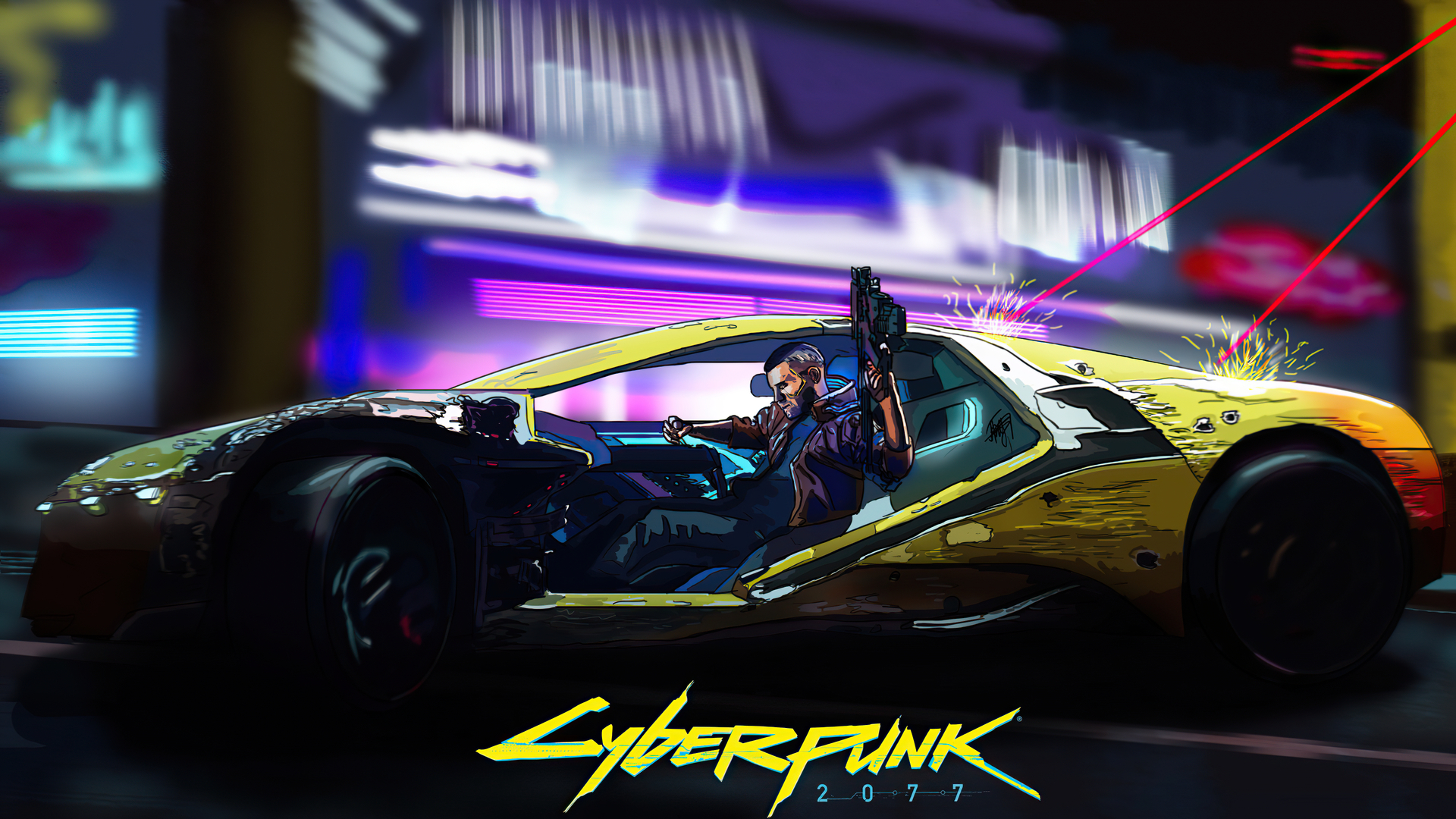 V In Cyberpunk 2077 New Wallpapers