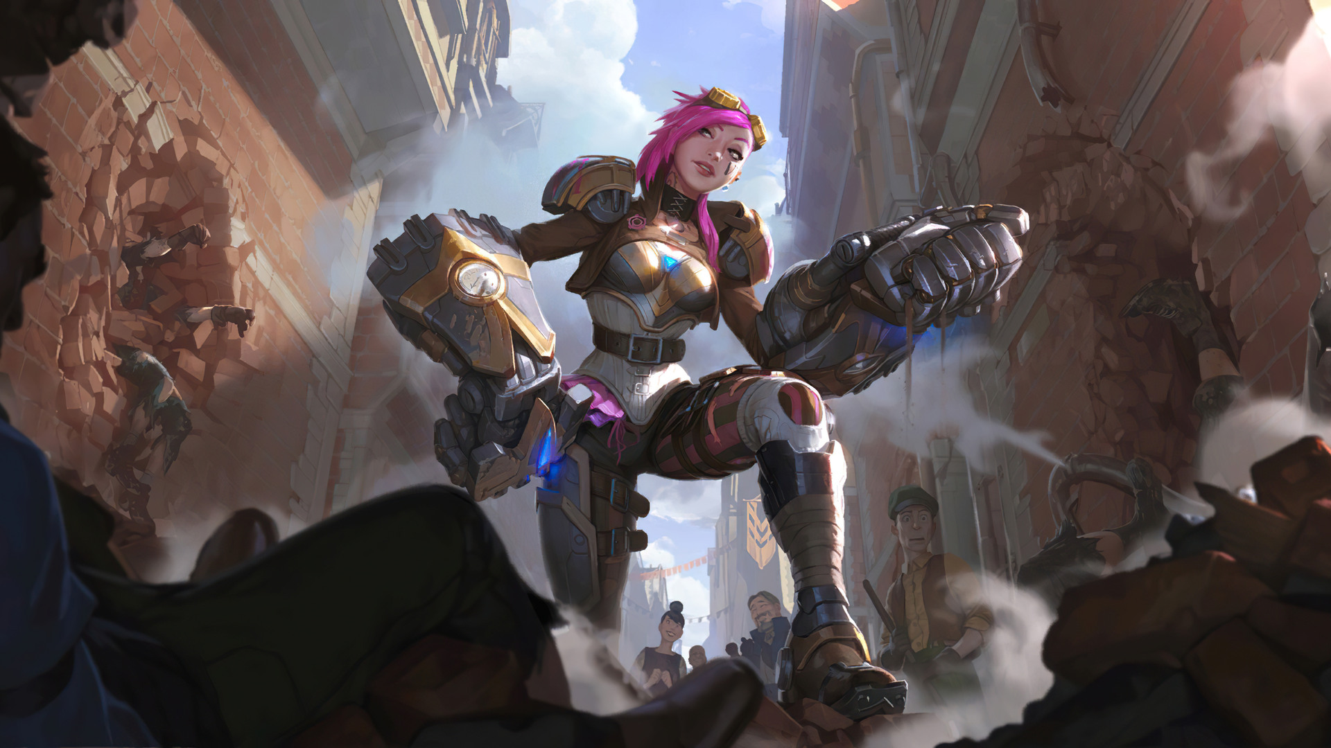 VI  League Of Legends Super Power Wallpapers