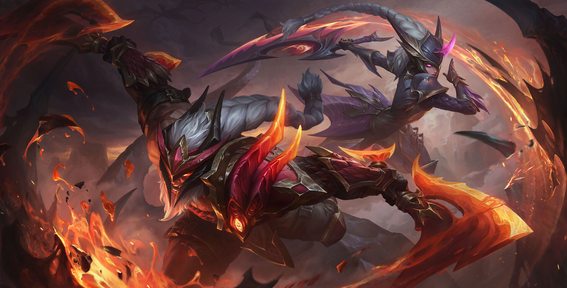 Warriro Diana League Of Legends Wallpapers