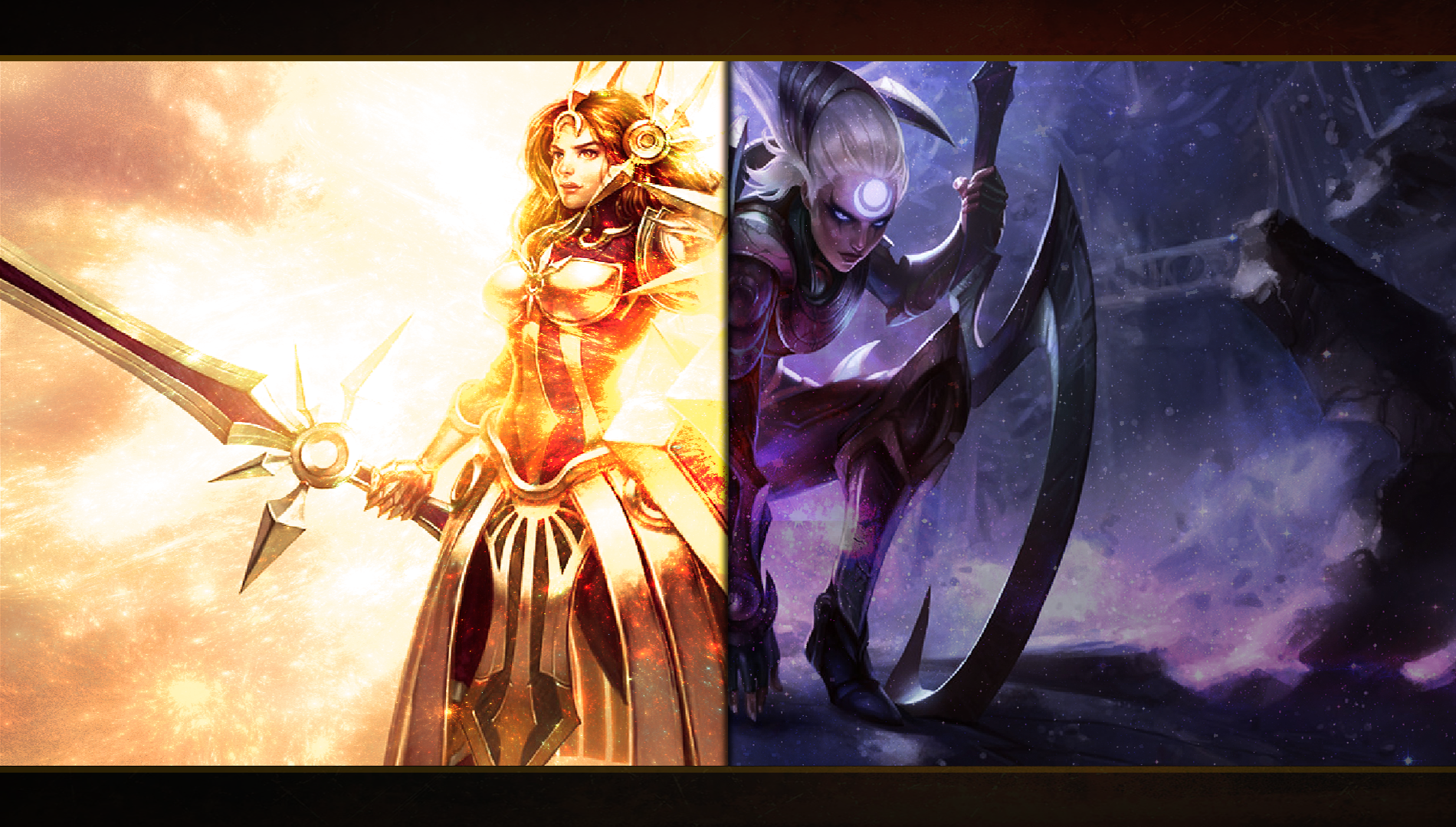 Warriro Diana League Of Legends Wallpapers