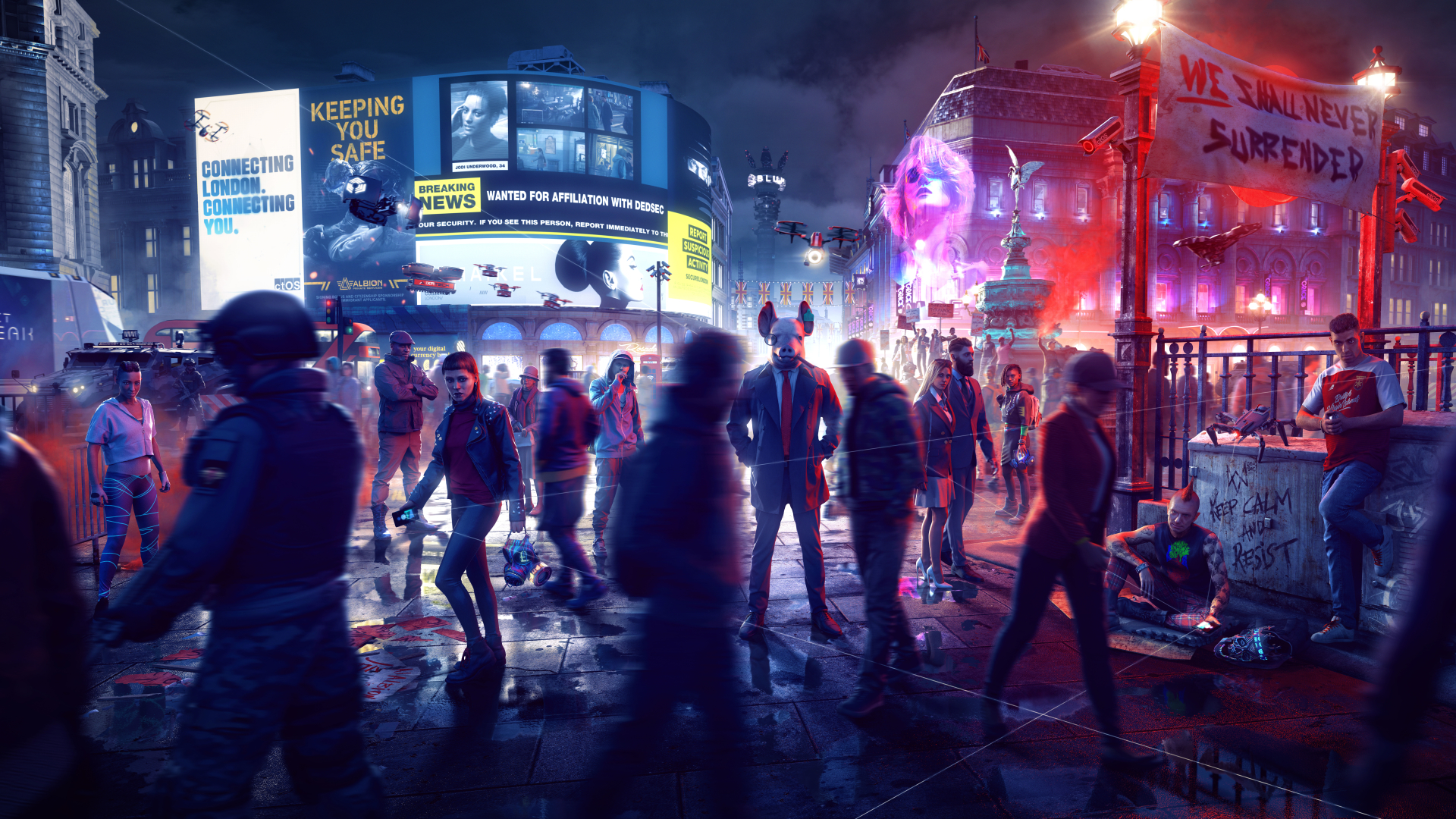 Watch Dogs Legion Recruits Wallpapers