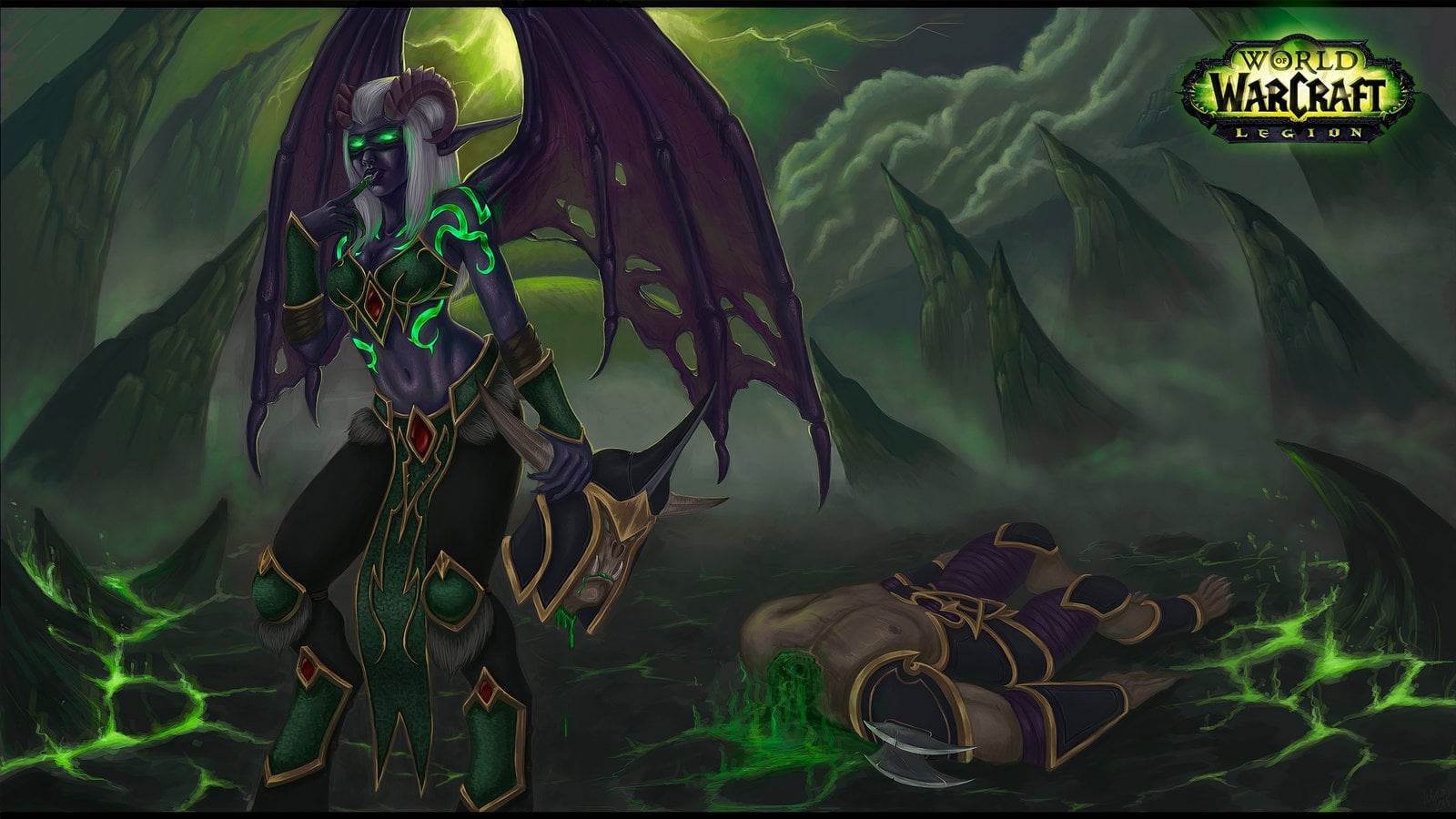 world of warcraft demon hunter Wallpapers