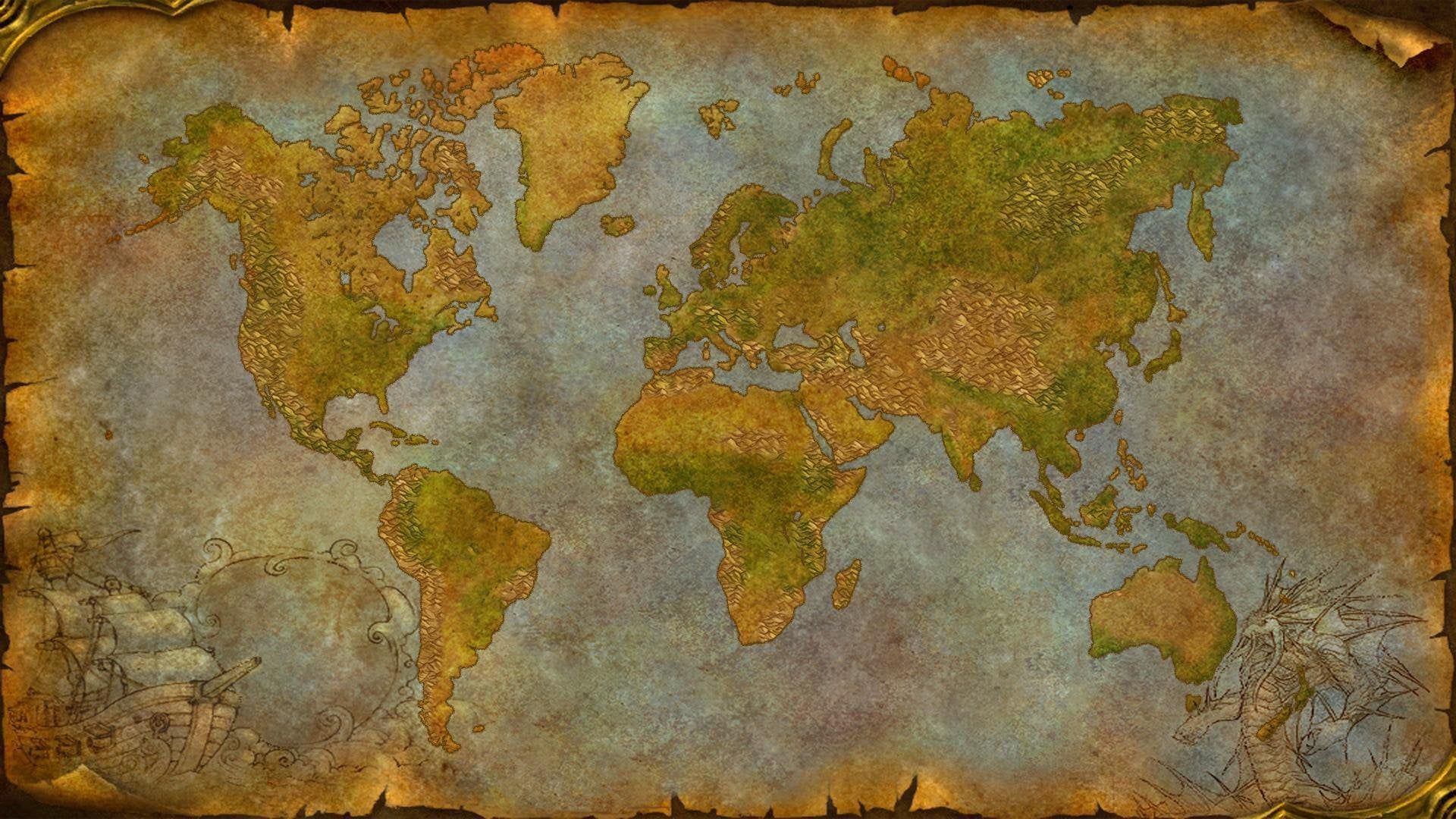 world of warcraft map Wallpapers