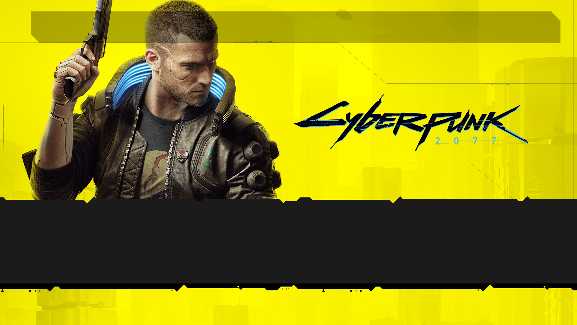 Yellow Background Cyberpunk 2077 Wallpapers