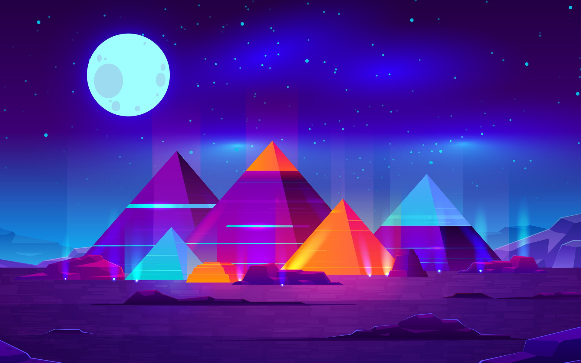 4K Fantasy Pyramid
 Wallpapers