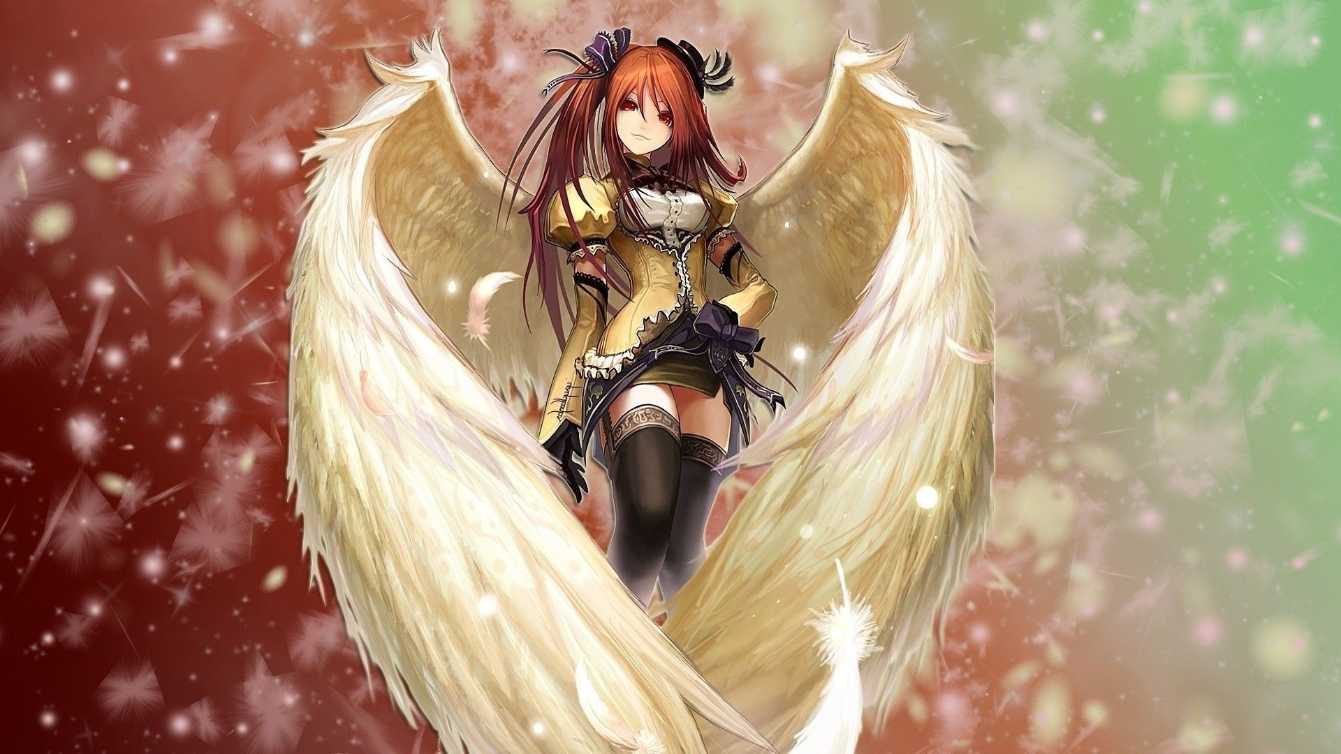 Anime Angel Girl
 Wallpapers