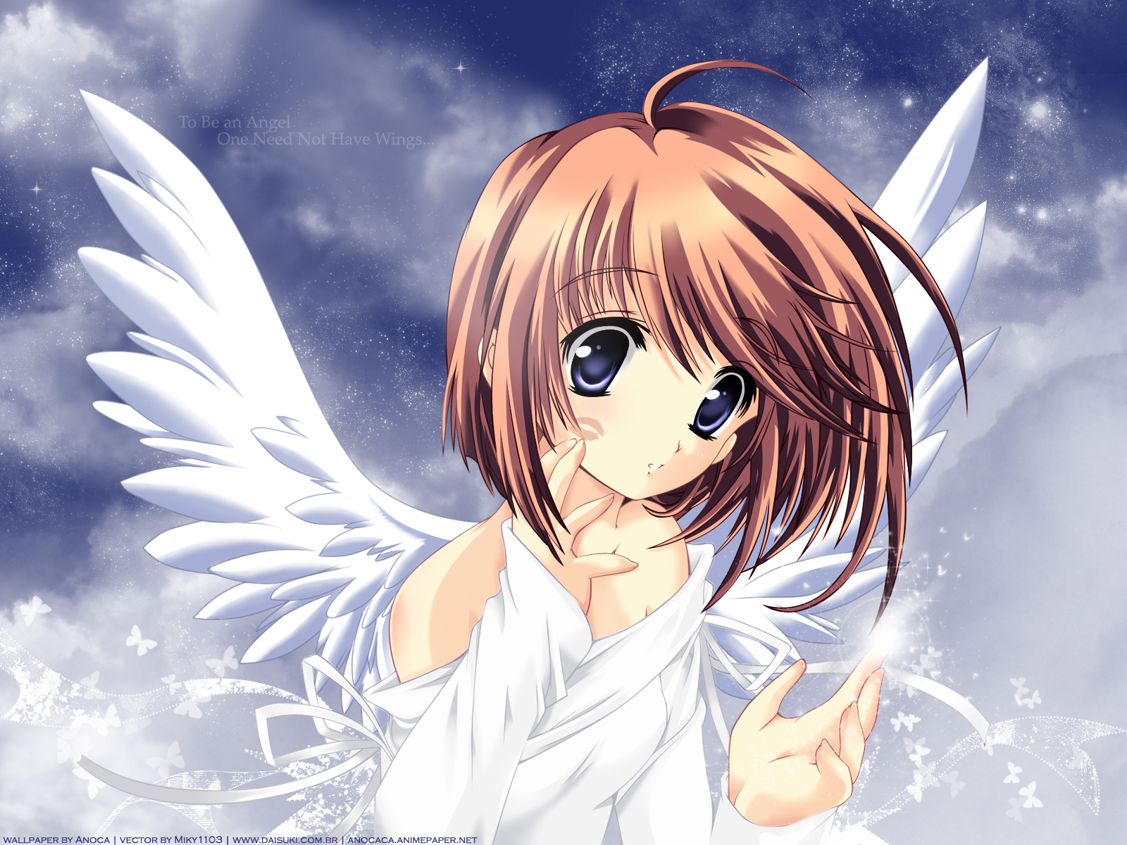 Anime Angel Girl
 Wallpapers