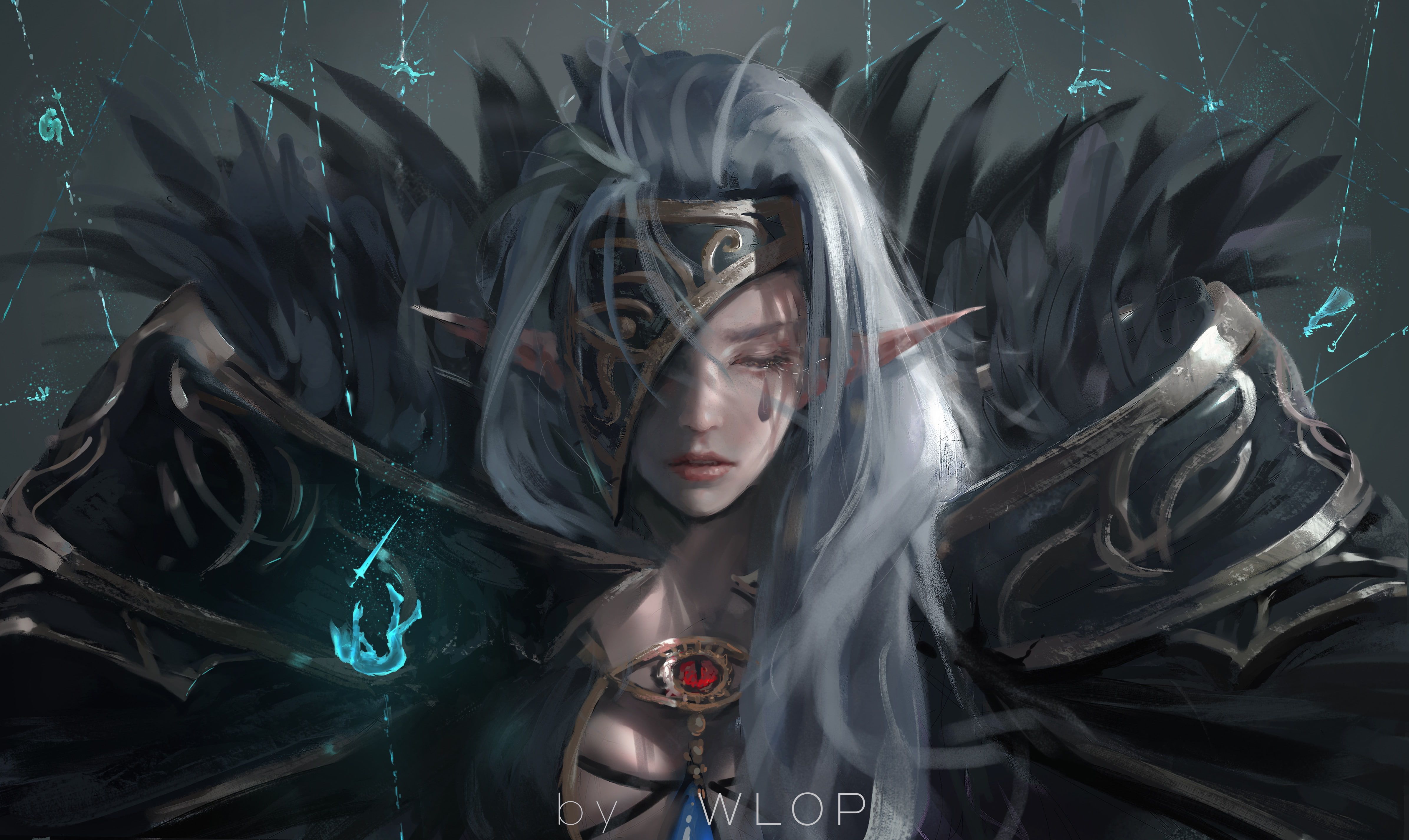 Anime Elf Fantasy Artwork
 Wallpapers