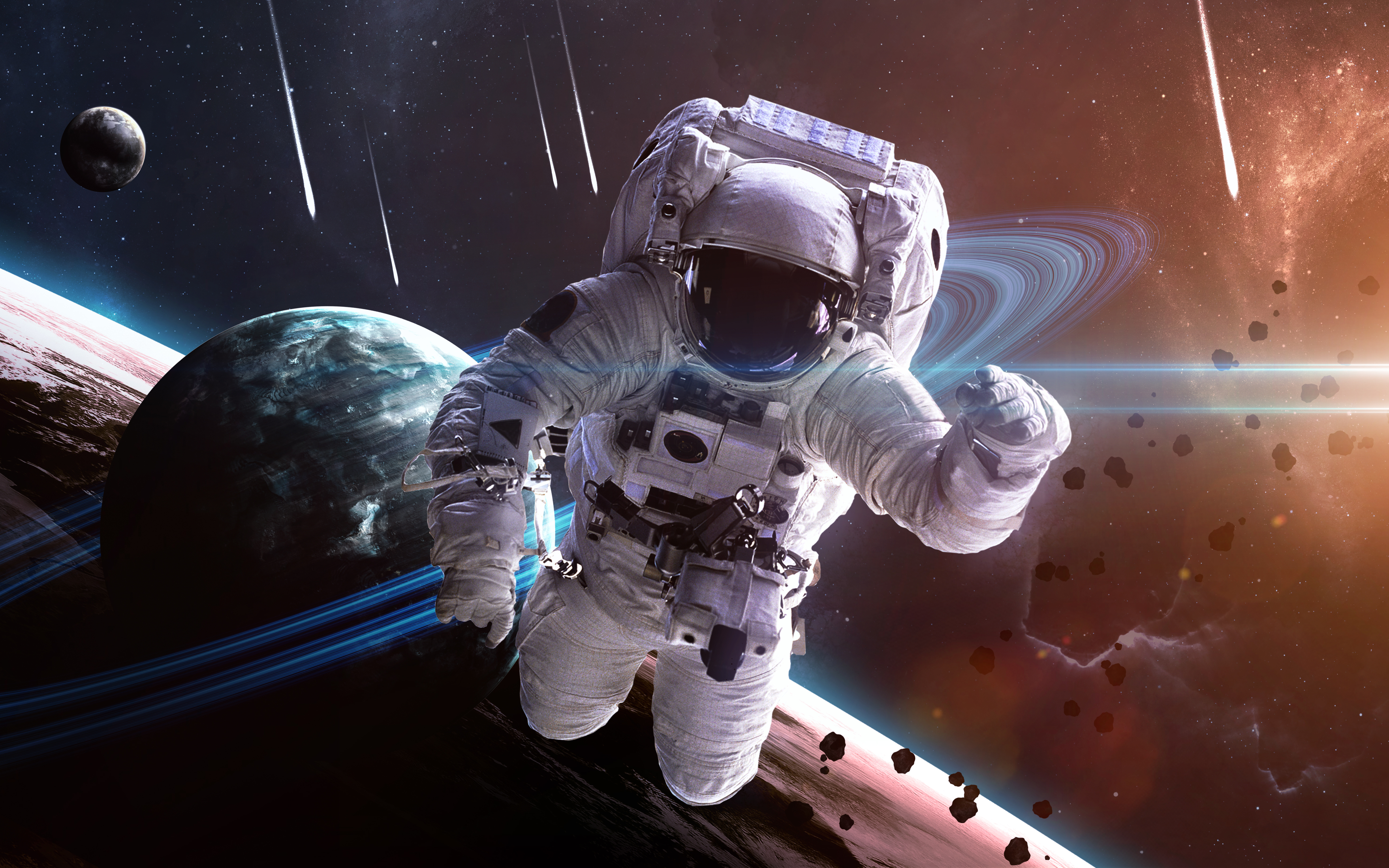 Astronaut In Space
 Wallpapers