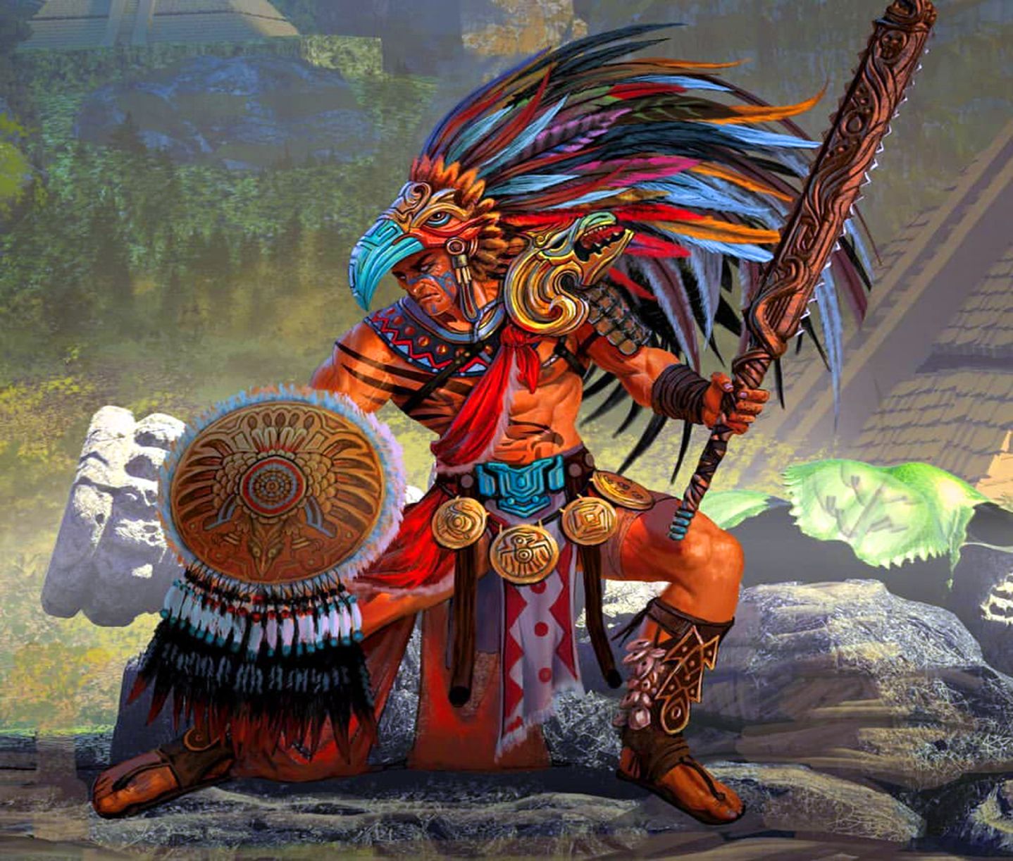 Aztec Warrior
 Wallpapers