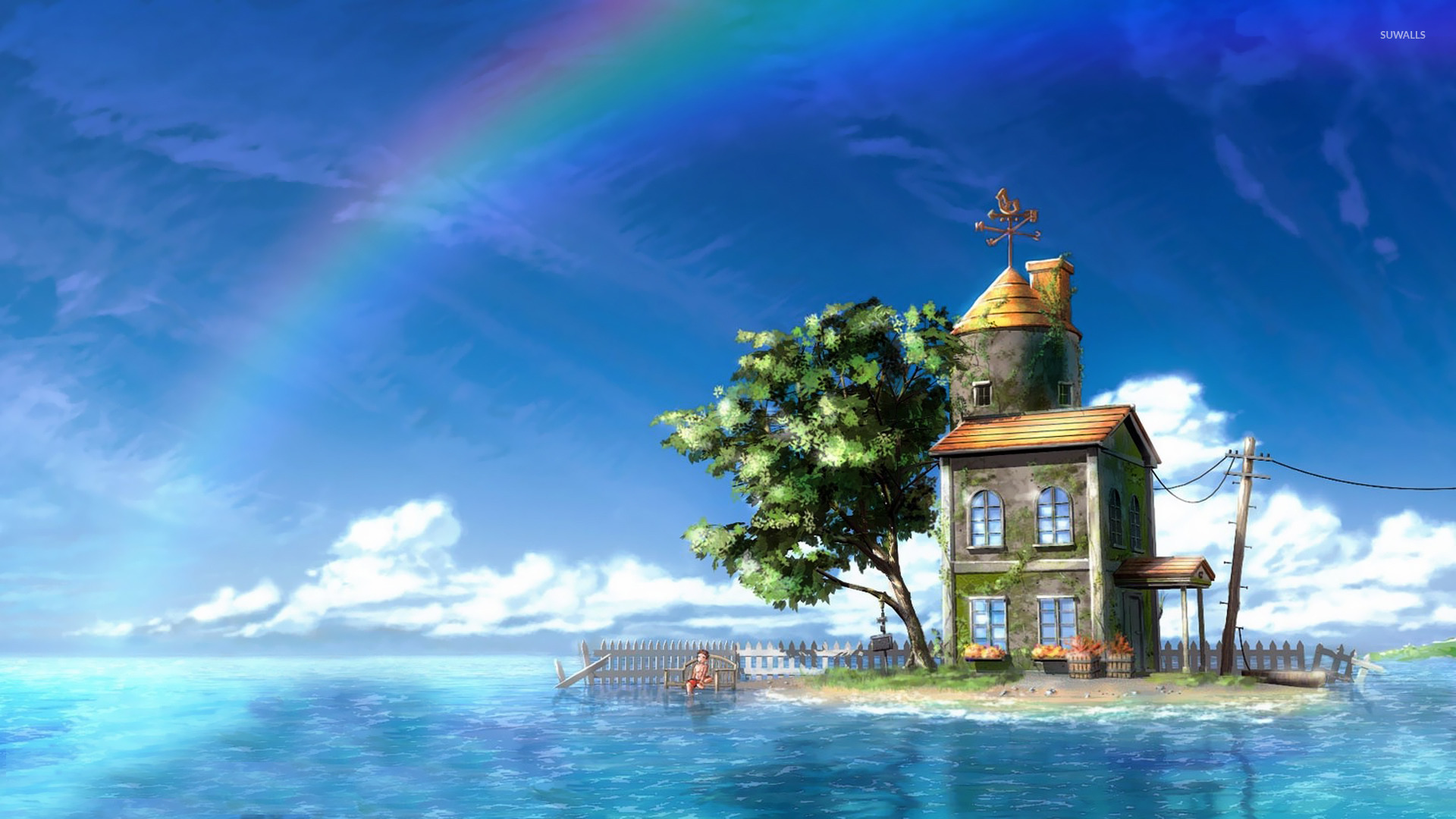 Beautiful Island House
 Wallpapers