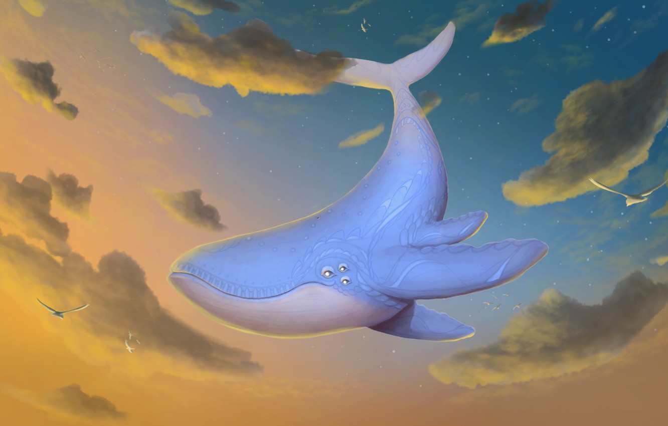 Cloud Sky Whale
 Wallpapers