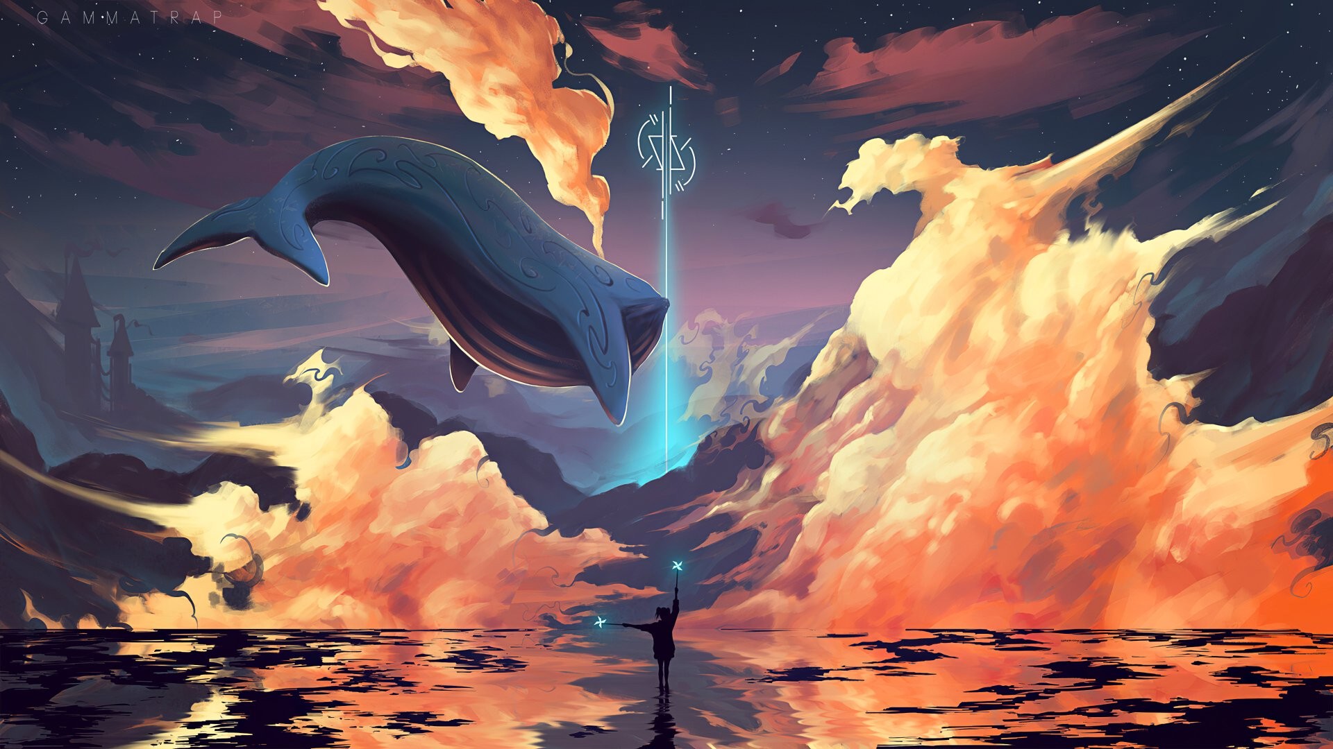 Cloud Sky Whale
 Wallpapers