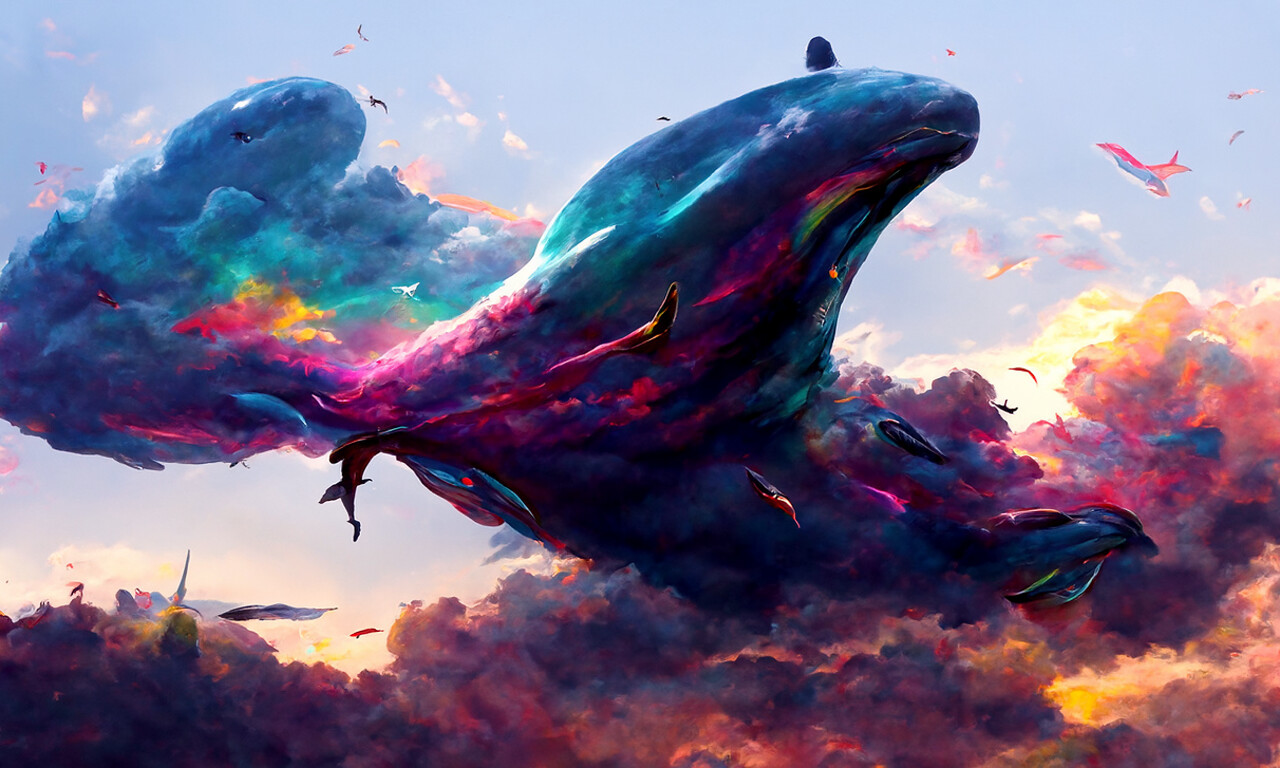 Cloud Sky Whale
 Wallpapers