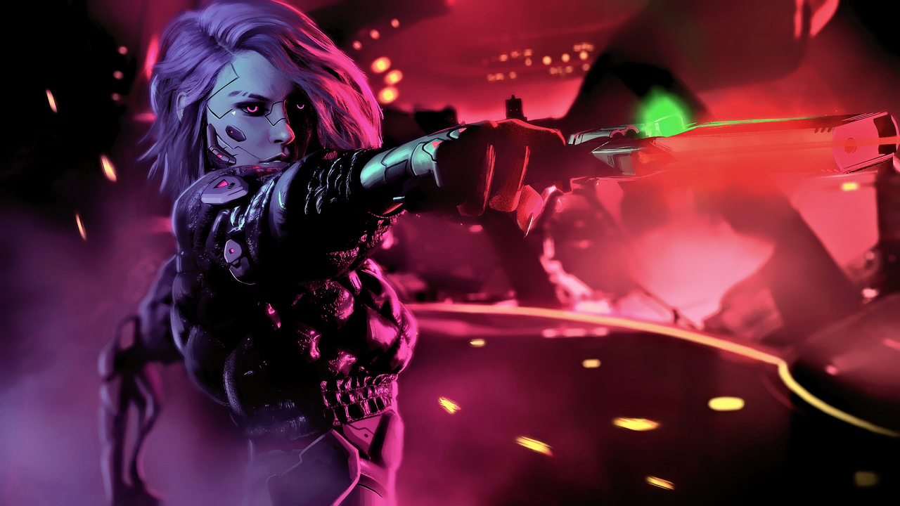 Cyberpunk Dagger Girl
 Wallpapers