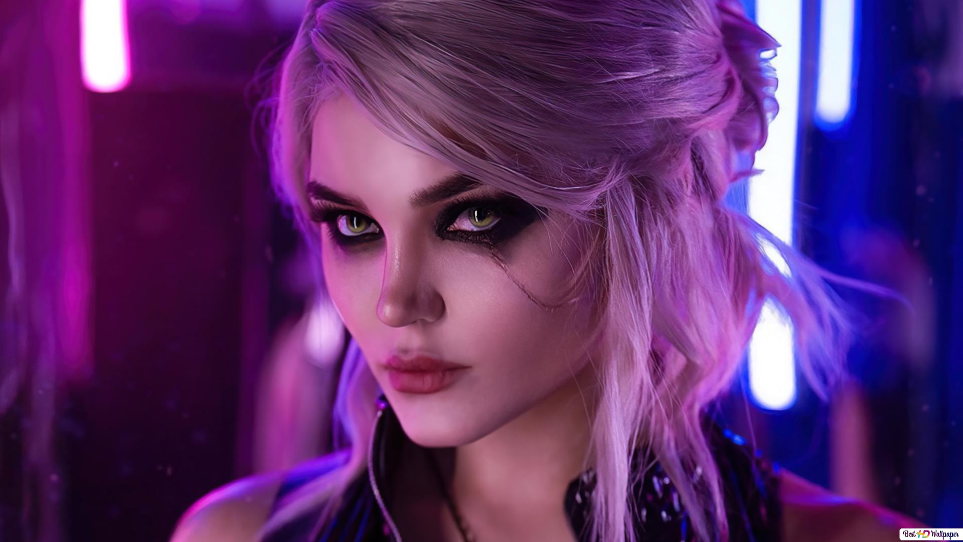 Cyberpunk Girl 2077
 Wallpapers