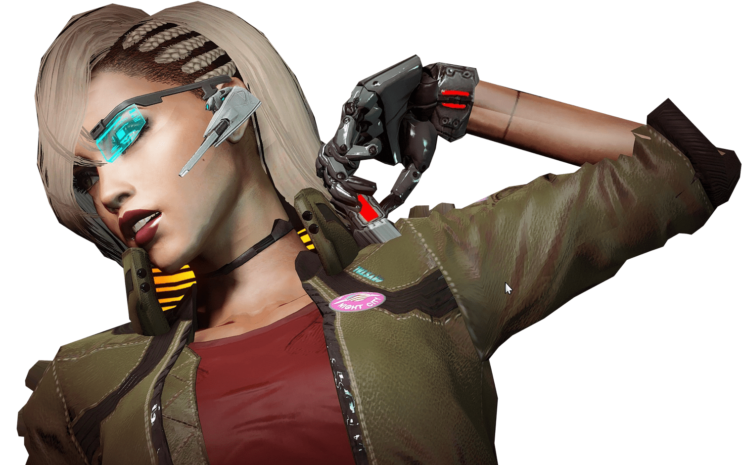 Cyberpunk Girl 2077
 Wallpapers