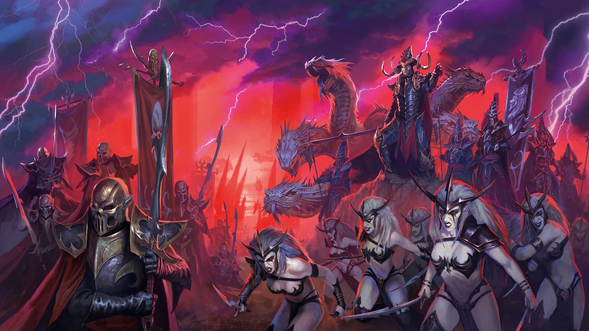 Dark Elves Warhammer
 Wallpapers