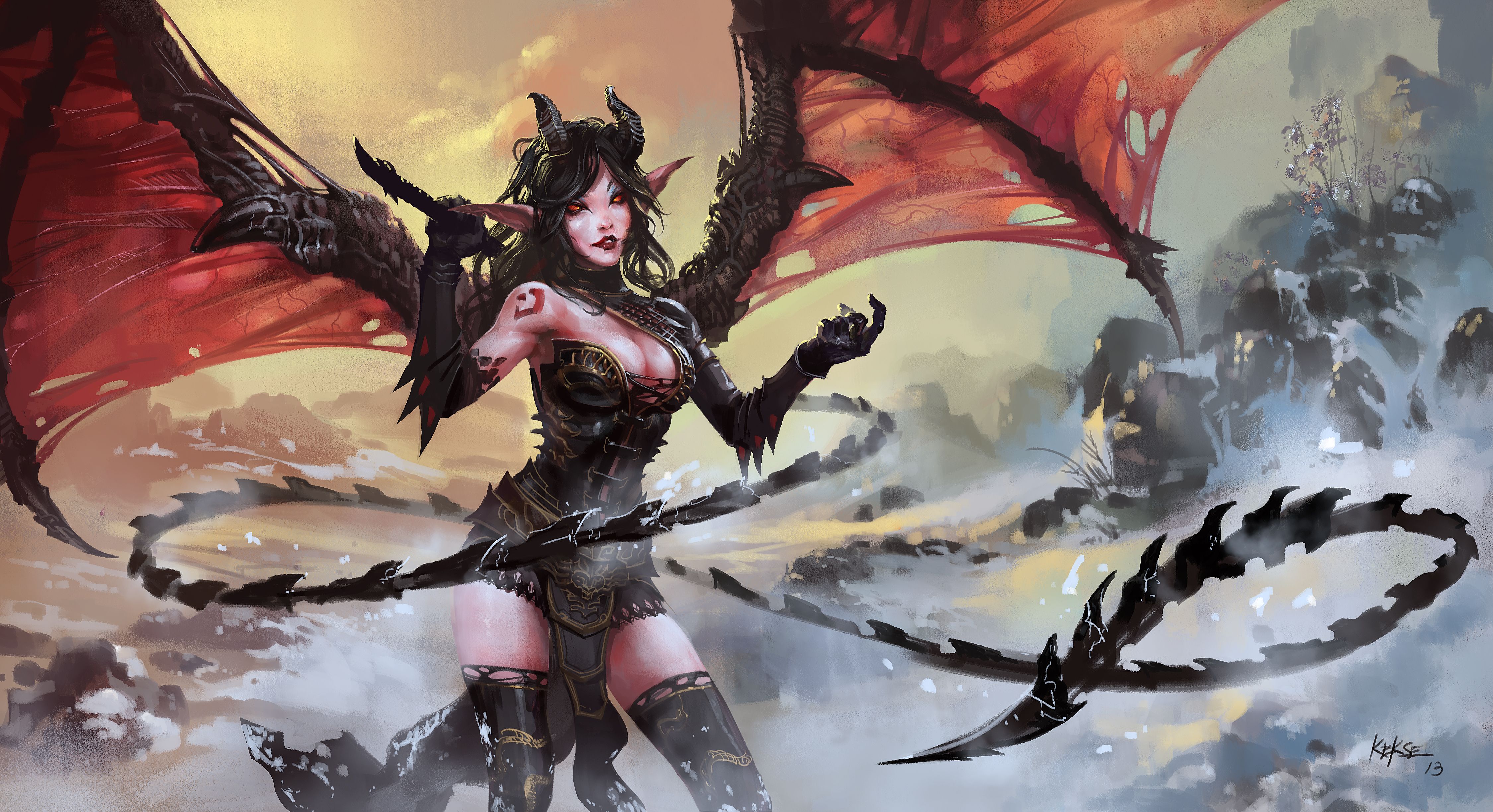 Demon Girl Hd
 Wallpapers