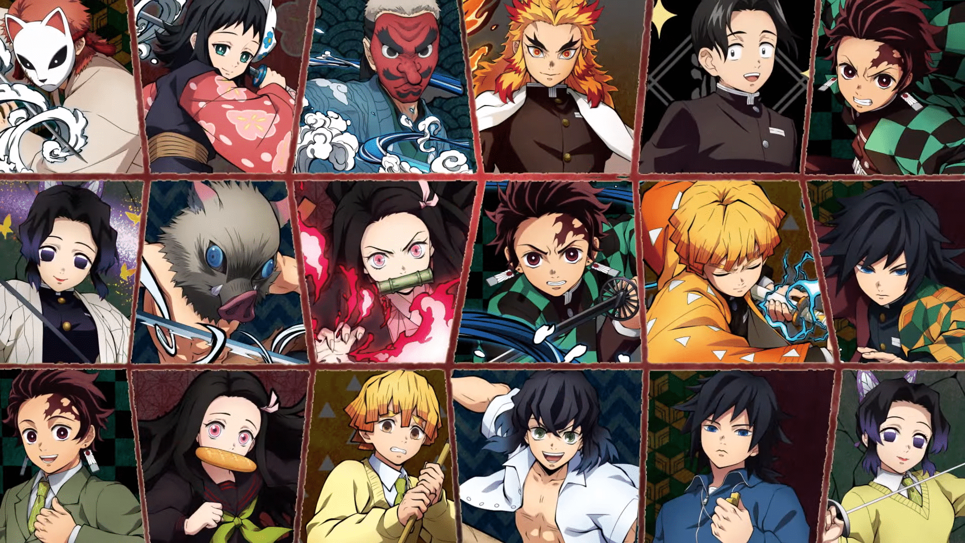 Demon Slayer Collage
 Wallpapers