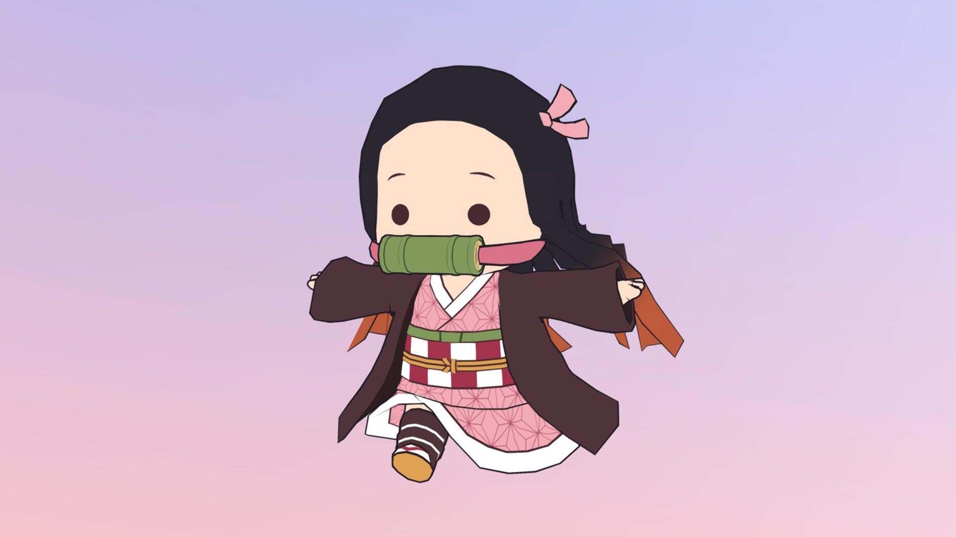 Demon Slayer Nezuko Cute Wallpapers