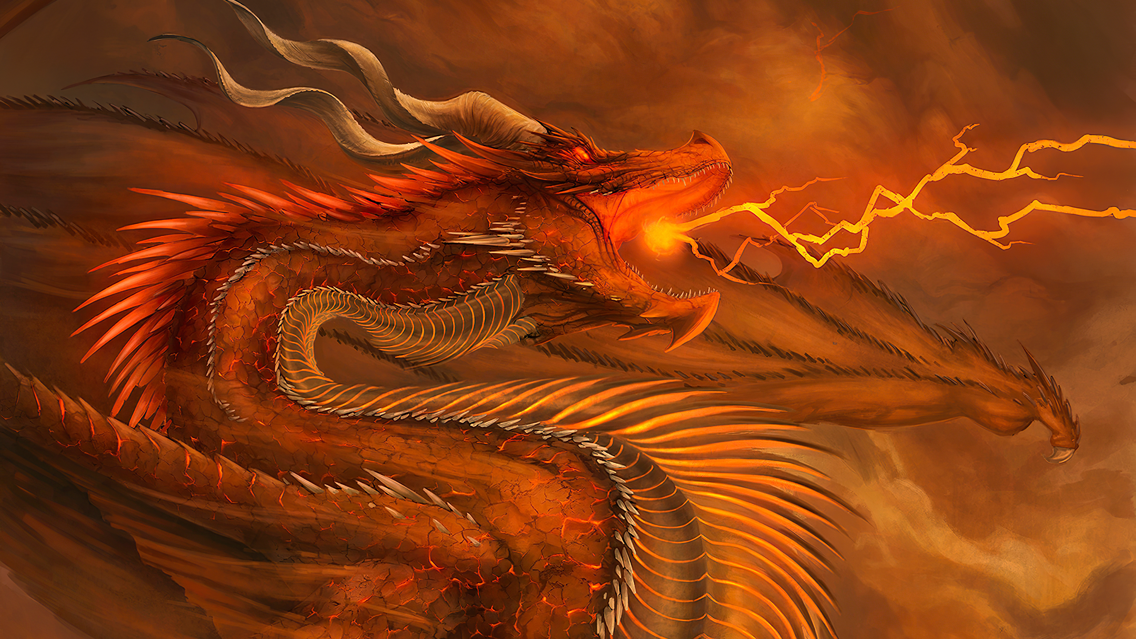 Dragon Artwork 4K
 Wallpapers