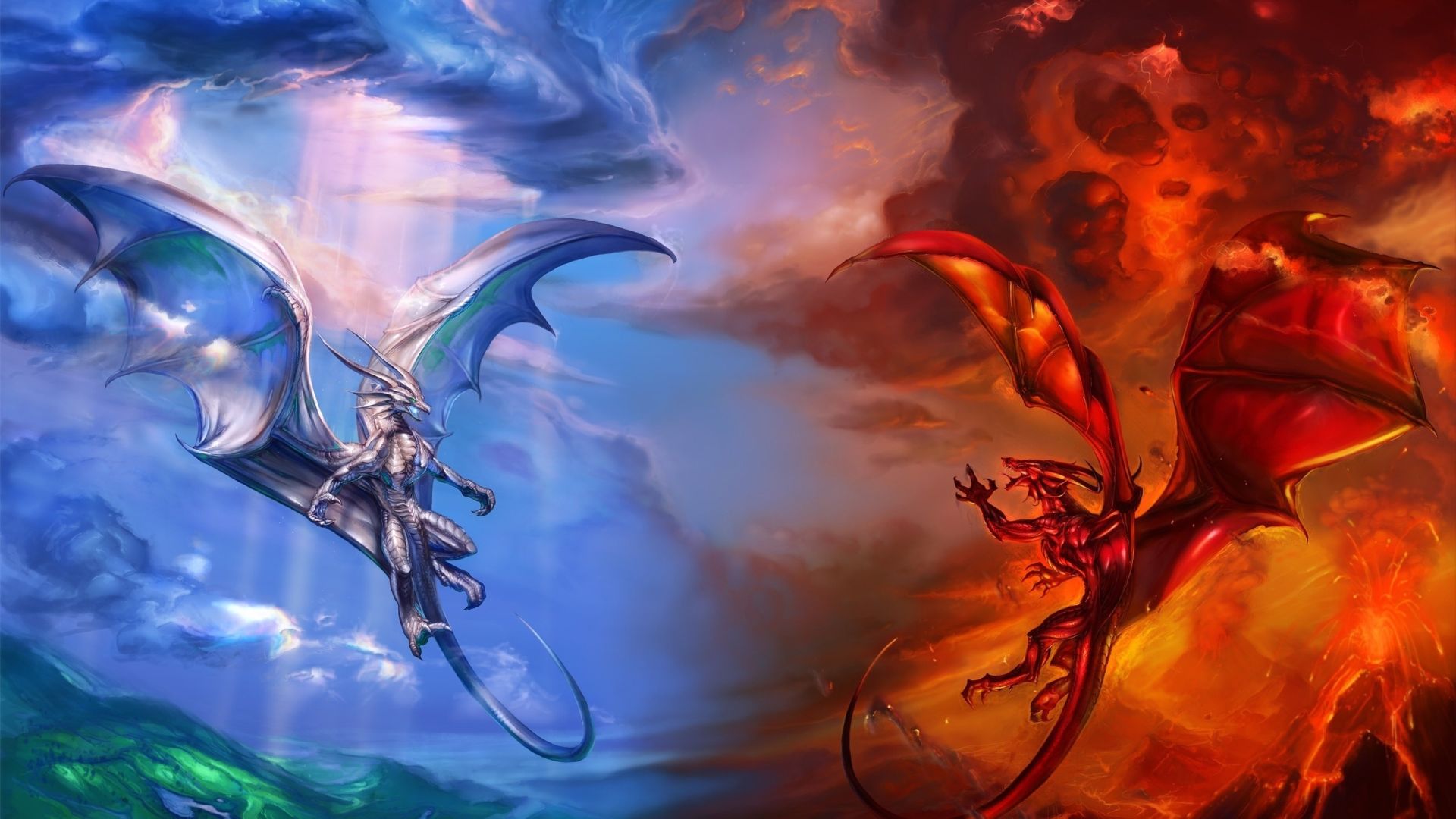 Dragon Battle Wallpapers