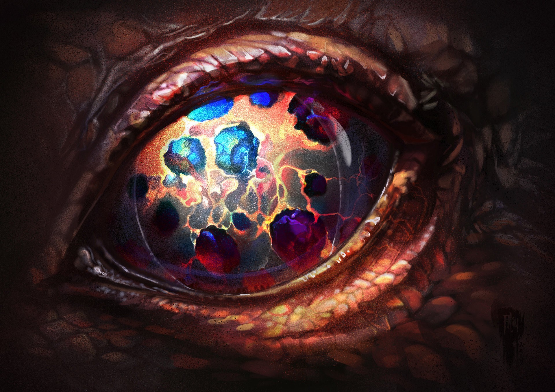 Dragon Eye 3D Wallpapers