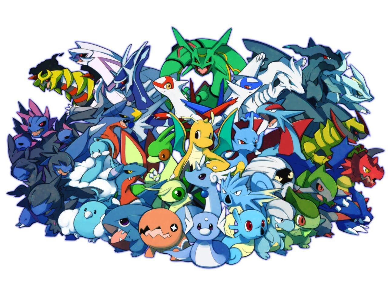 Dragon Type Pokemon
 Wallpapers