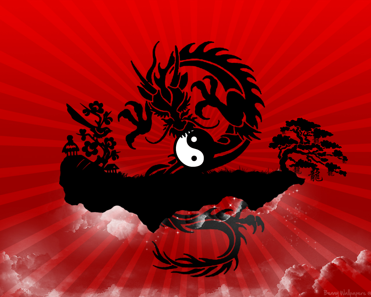 Dragon Yin Yang
 Wallpapers