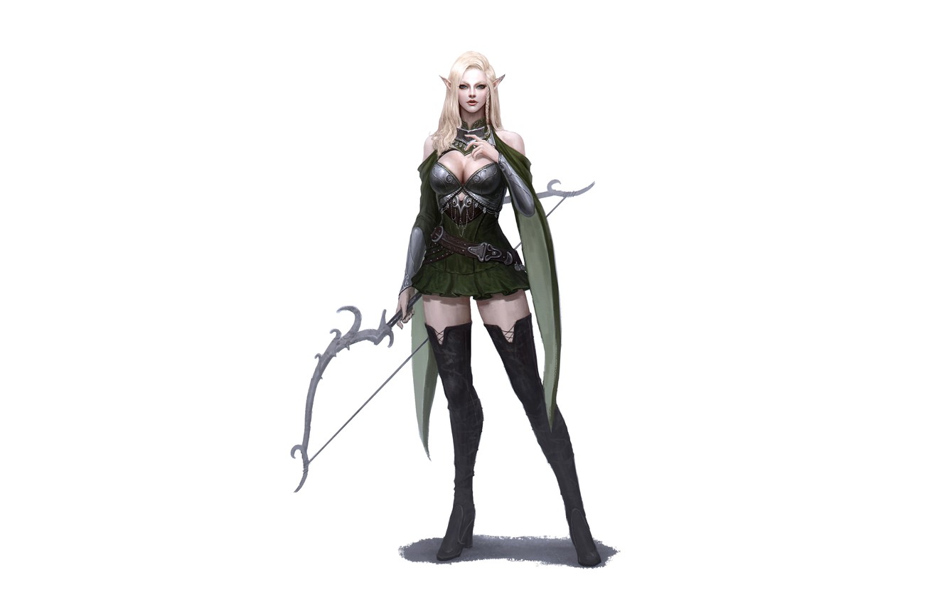 Elf  Woman Archer Warrior
 Wallpapers