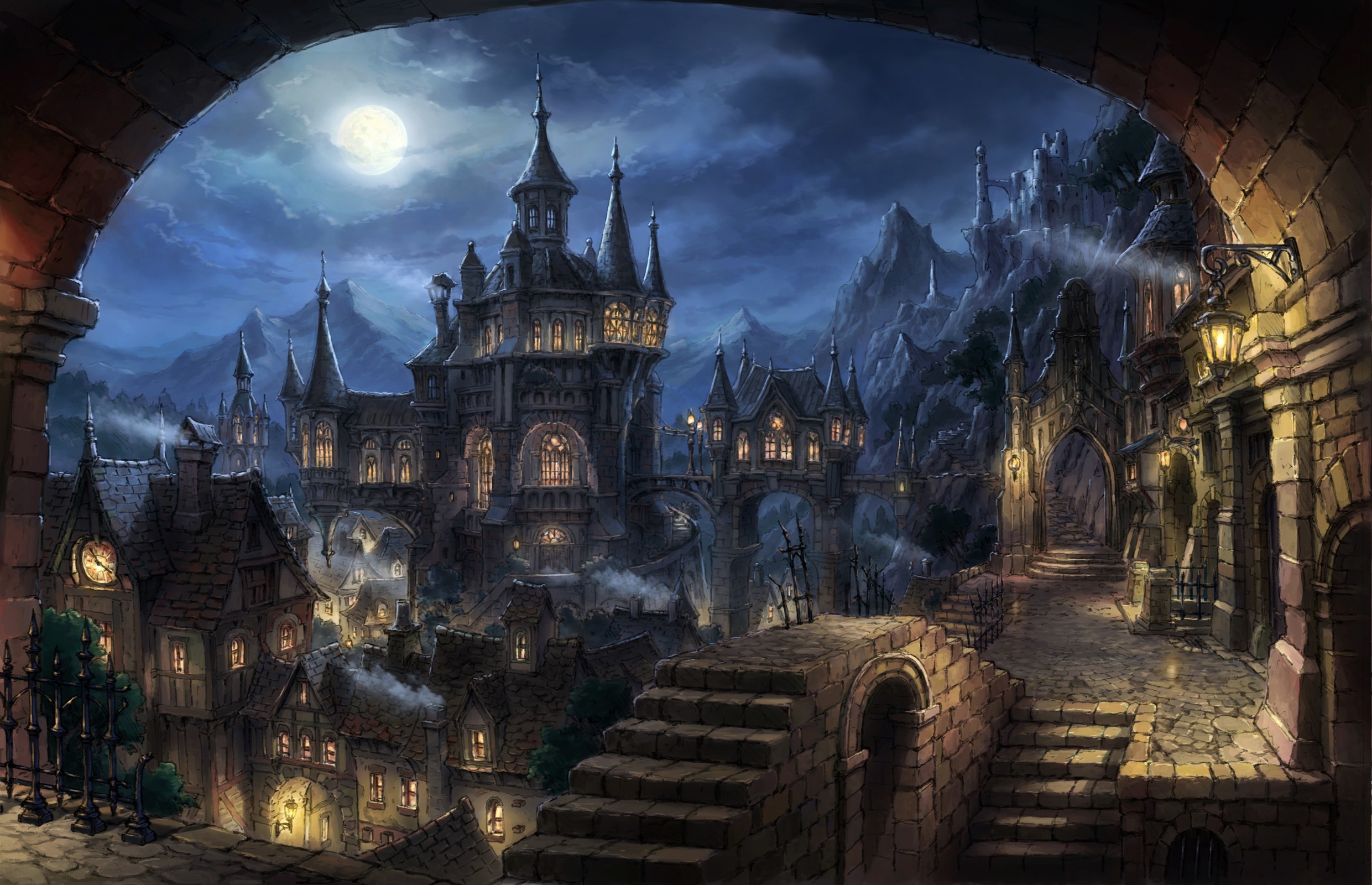 Evil Castle Dark Fantasy
 Wallpapers