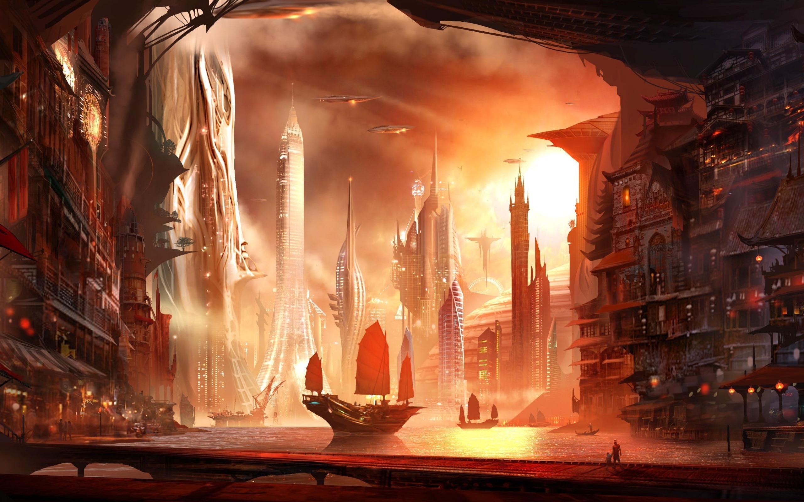 Fantasy Ancient City
 Wallpapers