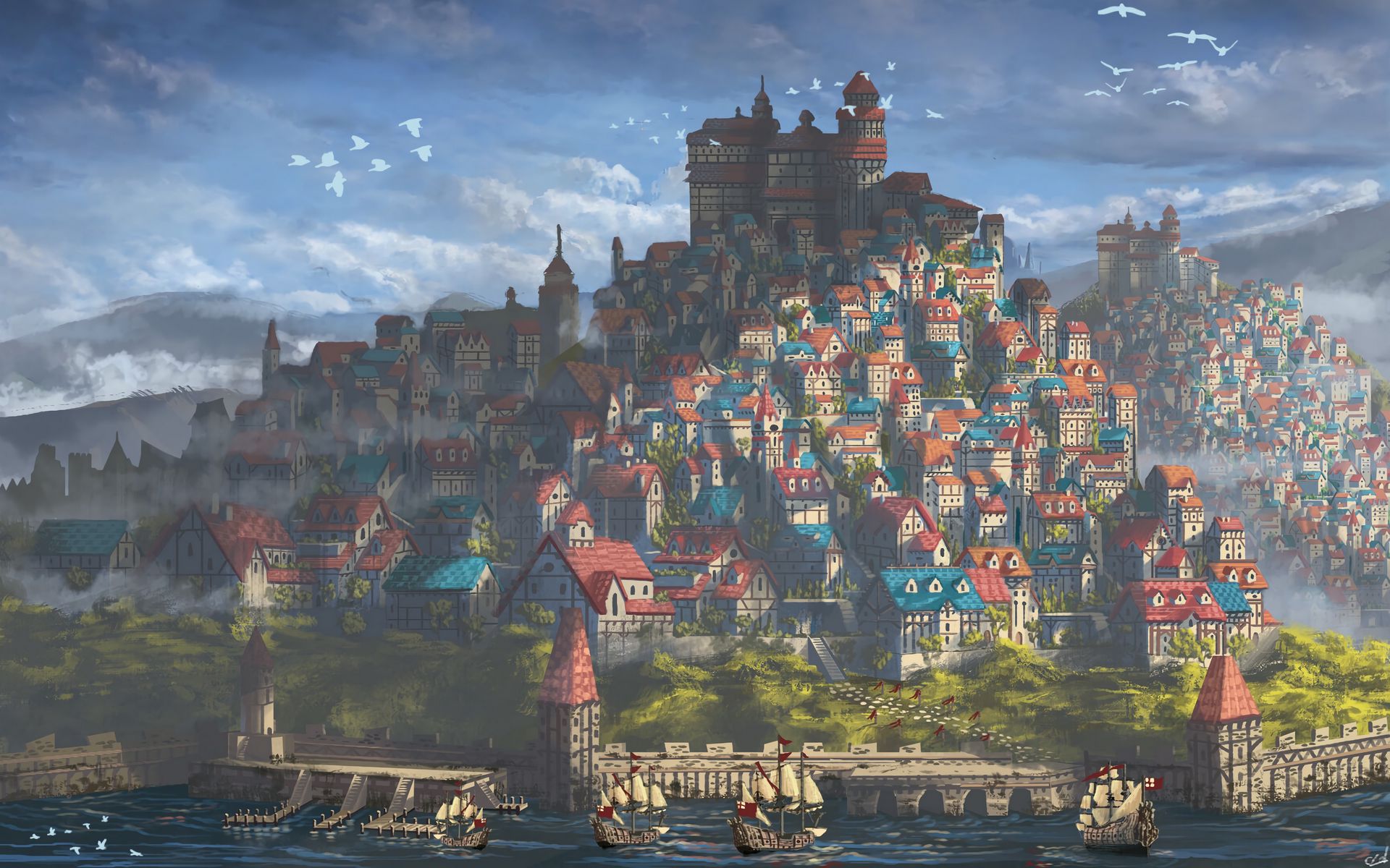Fantasy Castle Wallpapers