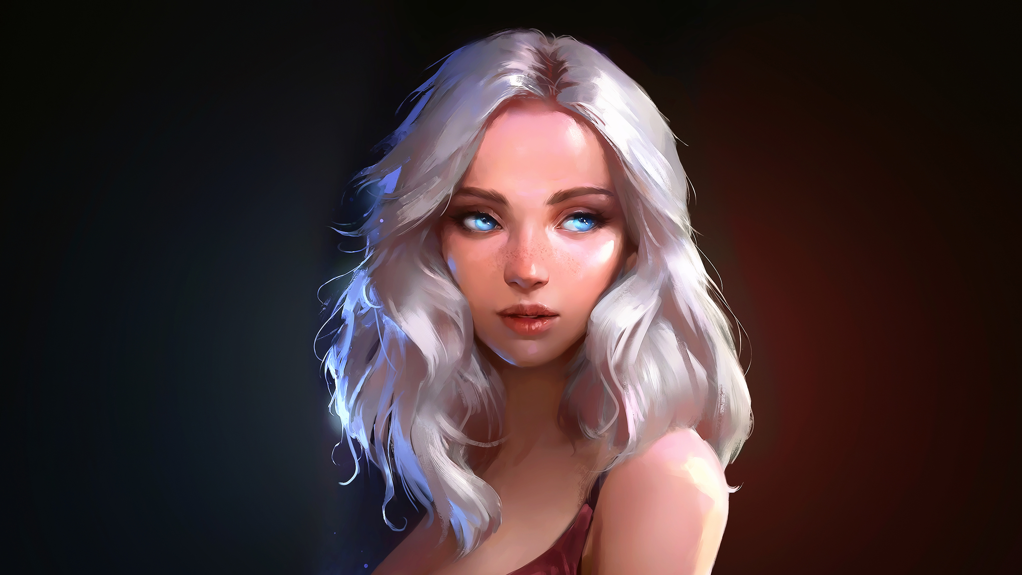 Fantasy Digital Blonde Women
 Wallpapers